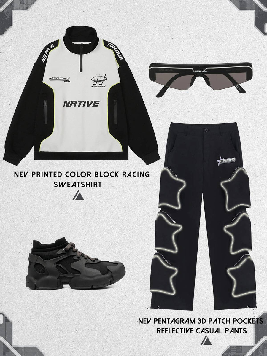 Shop Kappa Race Track Pants 311I8VW-A3X black