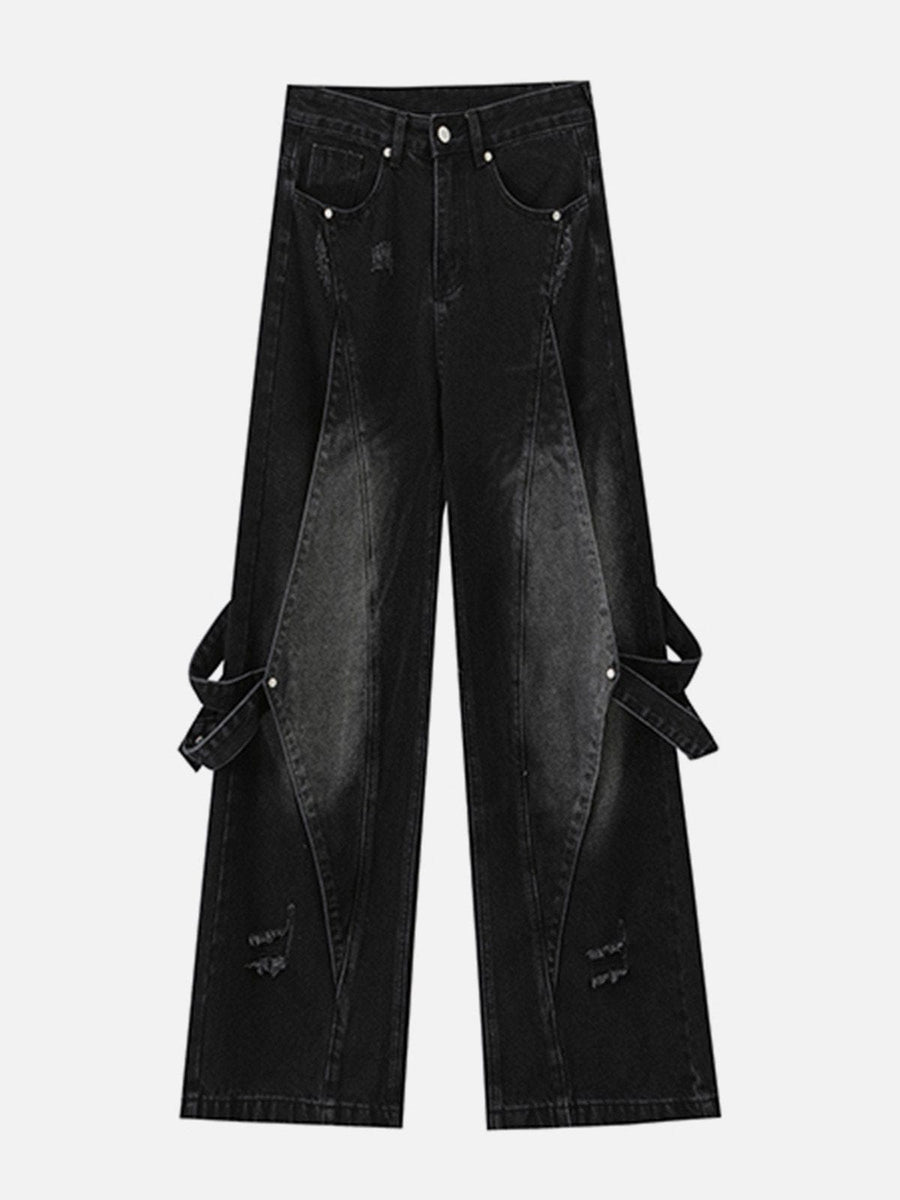 JUN/NAKAYAMA ジュン ナカヤマ SS24 CRASH DENIM PANTS / IND