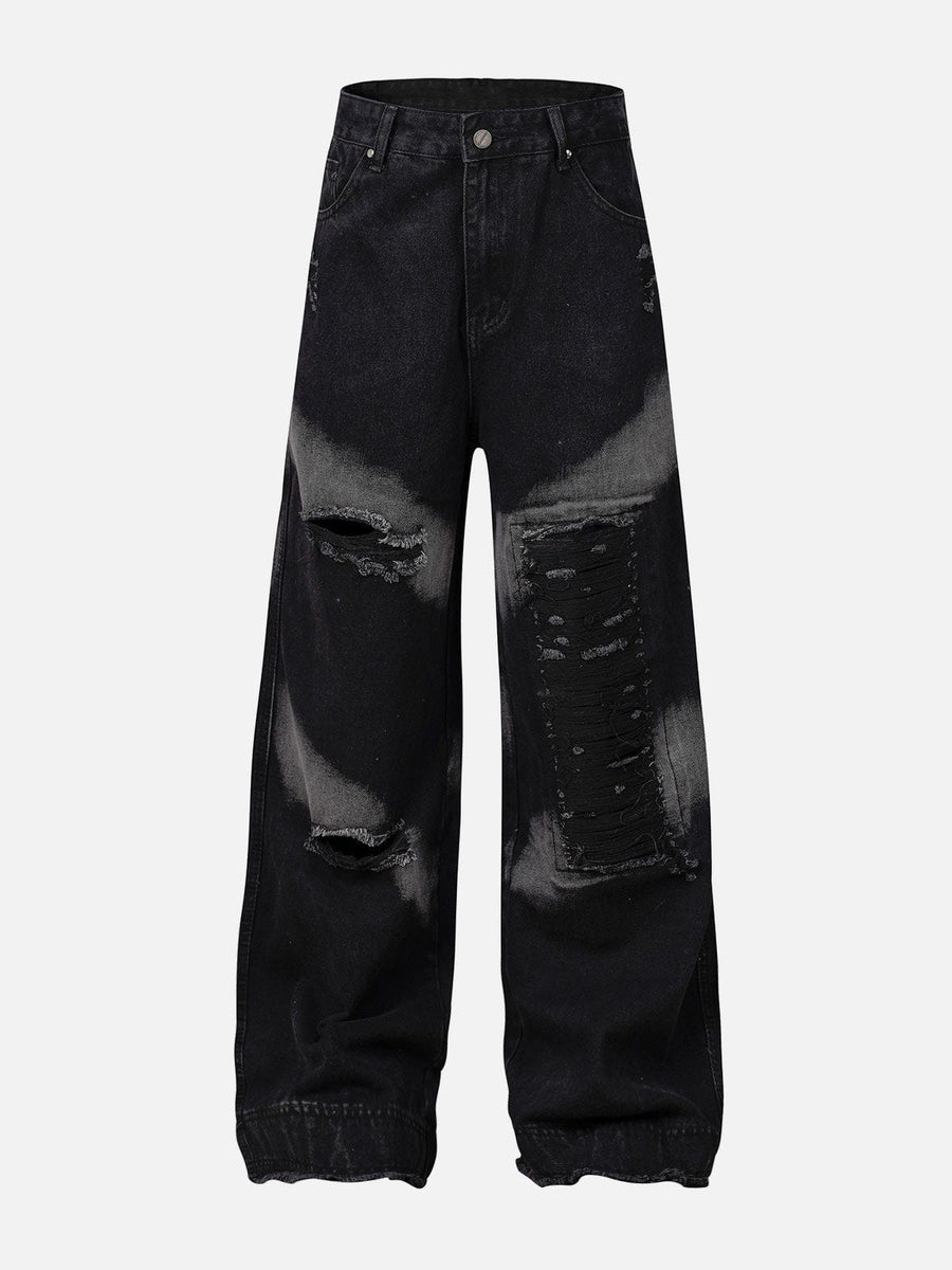 JUN/NAKAYAMA ジュン ナカヤマ SS24 CRASH DENIM PANTS / IND
