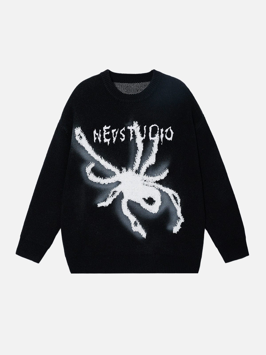 NEV Spider Jacquard Embroidery Sweater – nevstudio