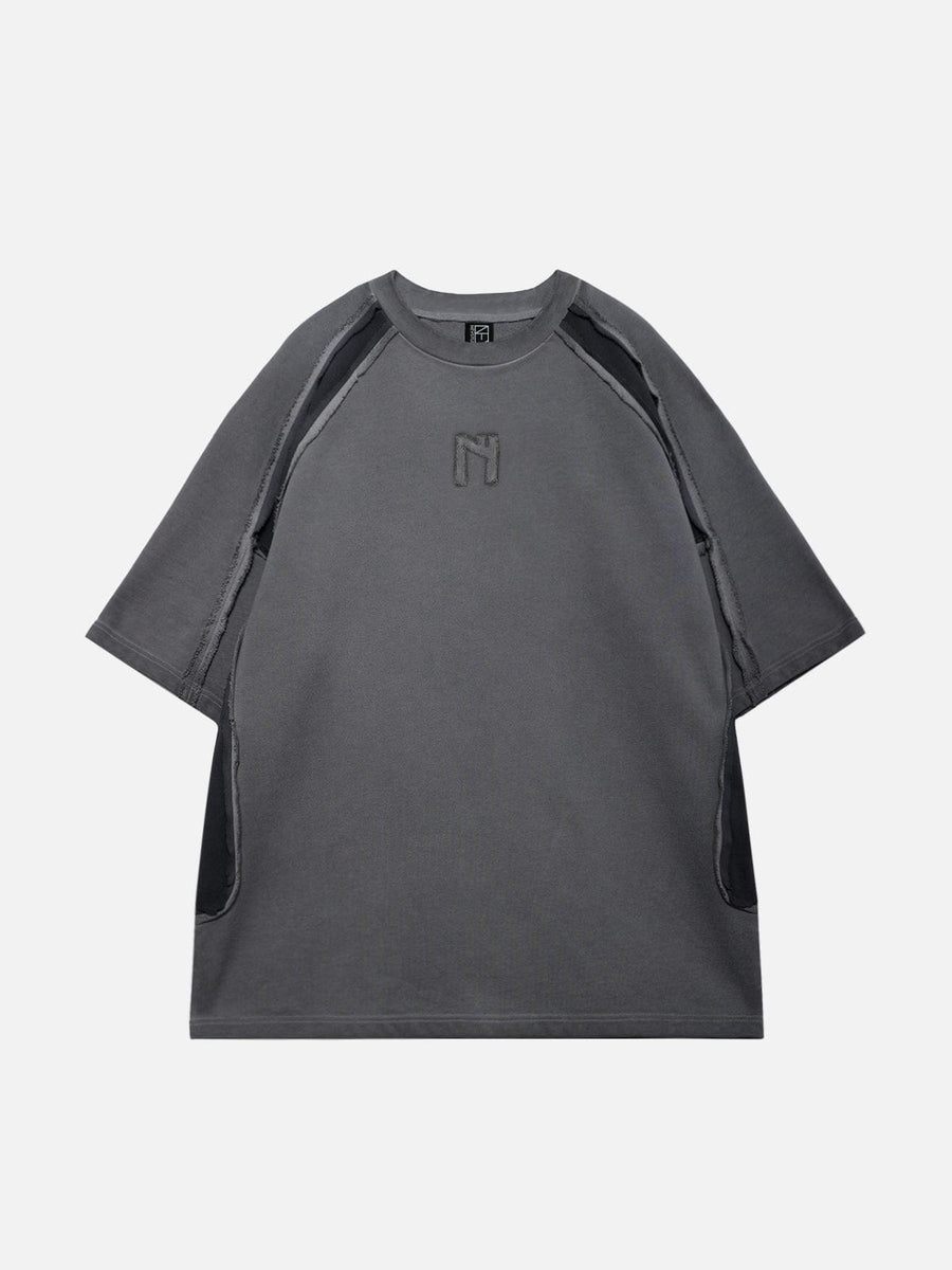 NEV Fringe Patchwork Washed Tee – nevstudio