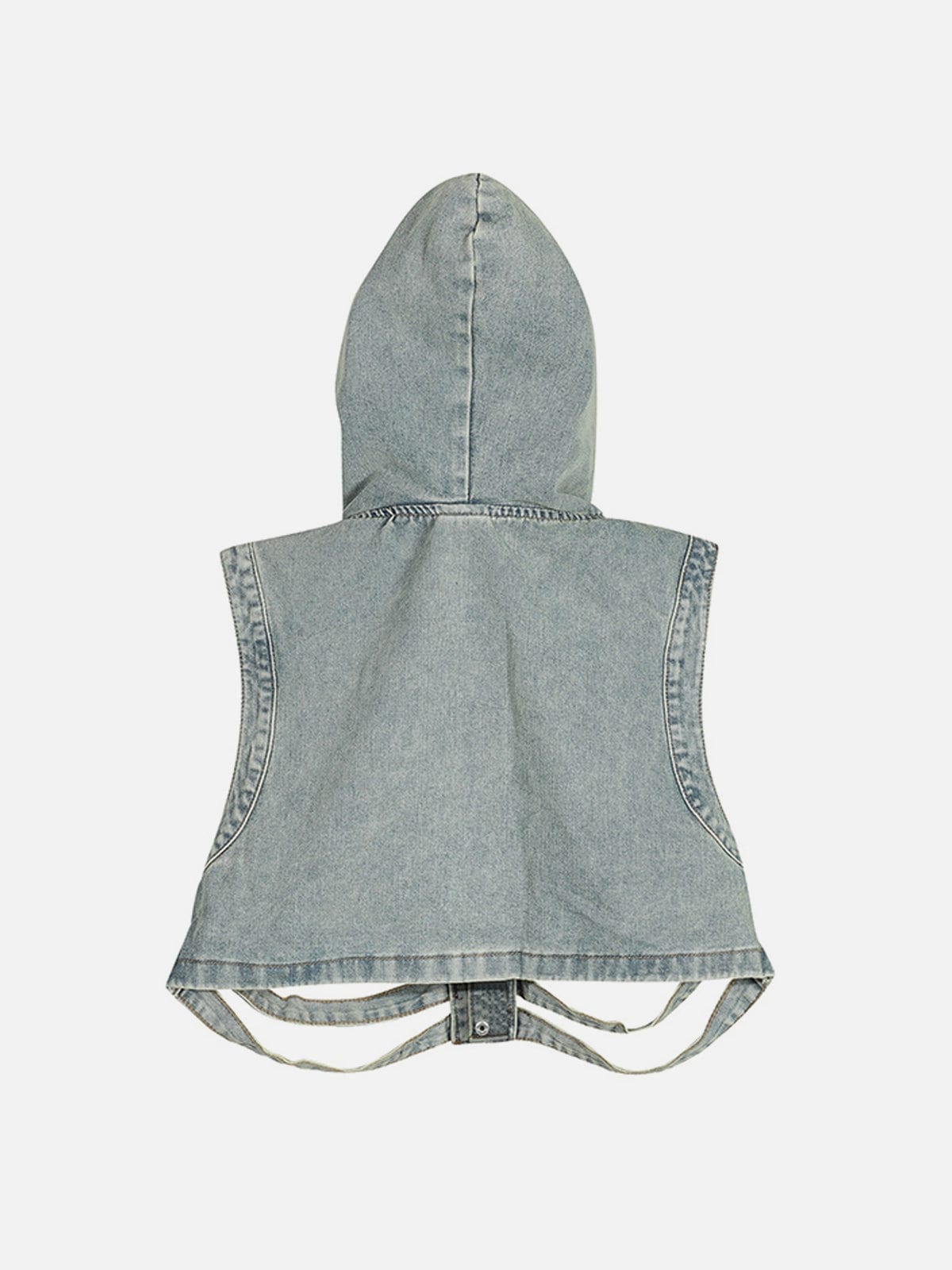 NEV Skeleton Denim Vest