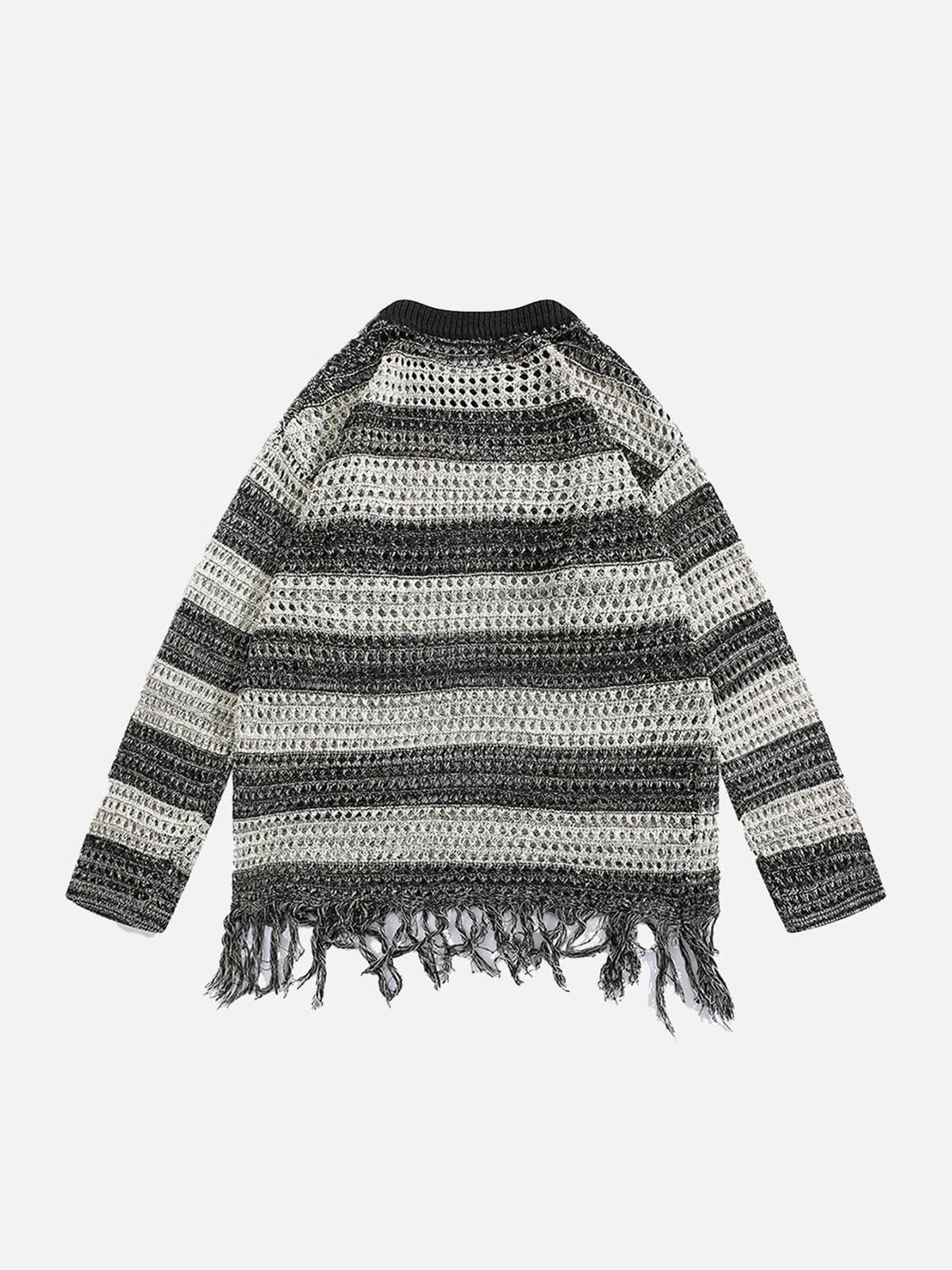 NEV Hollow Fringed Sweater