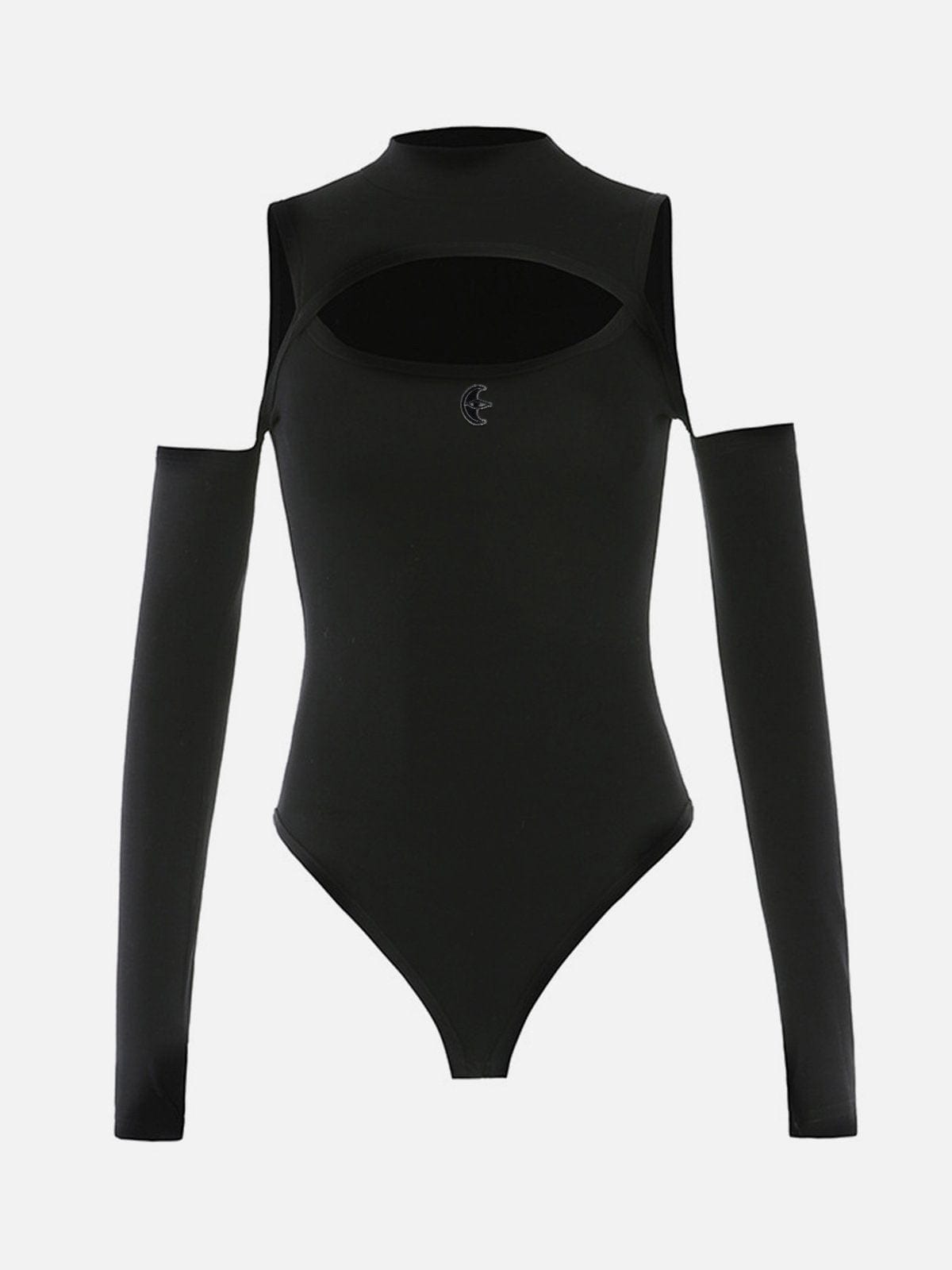 NEV Tight High Neck Sexy Bodysuit, Black / XS NEV Tight High Neck Sexy Bodysuit, Black / XS