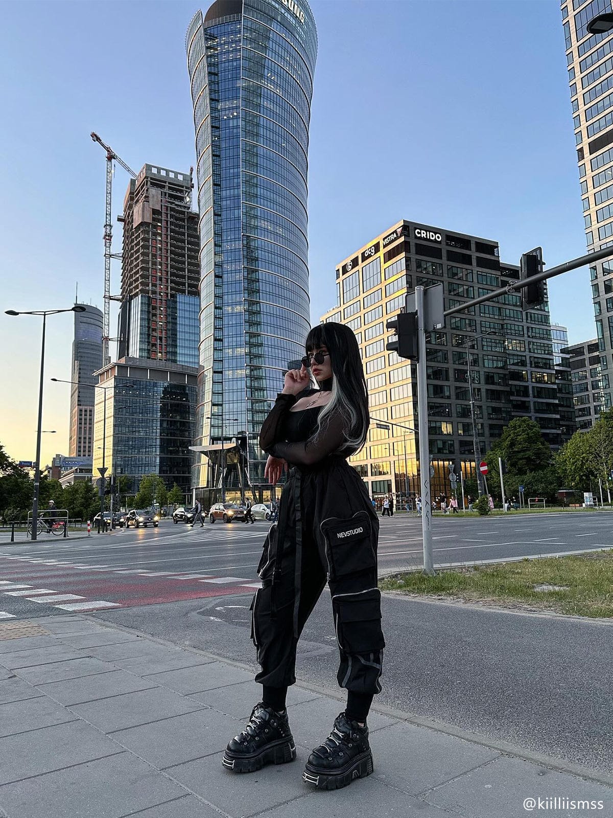 NEV Multi-3D Dimensional Pockets Cargo Pants