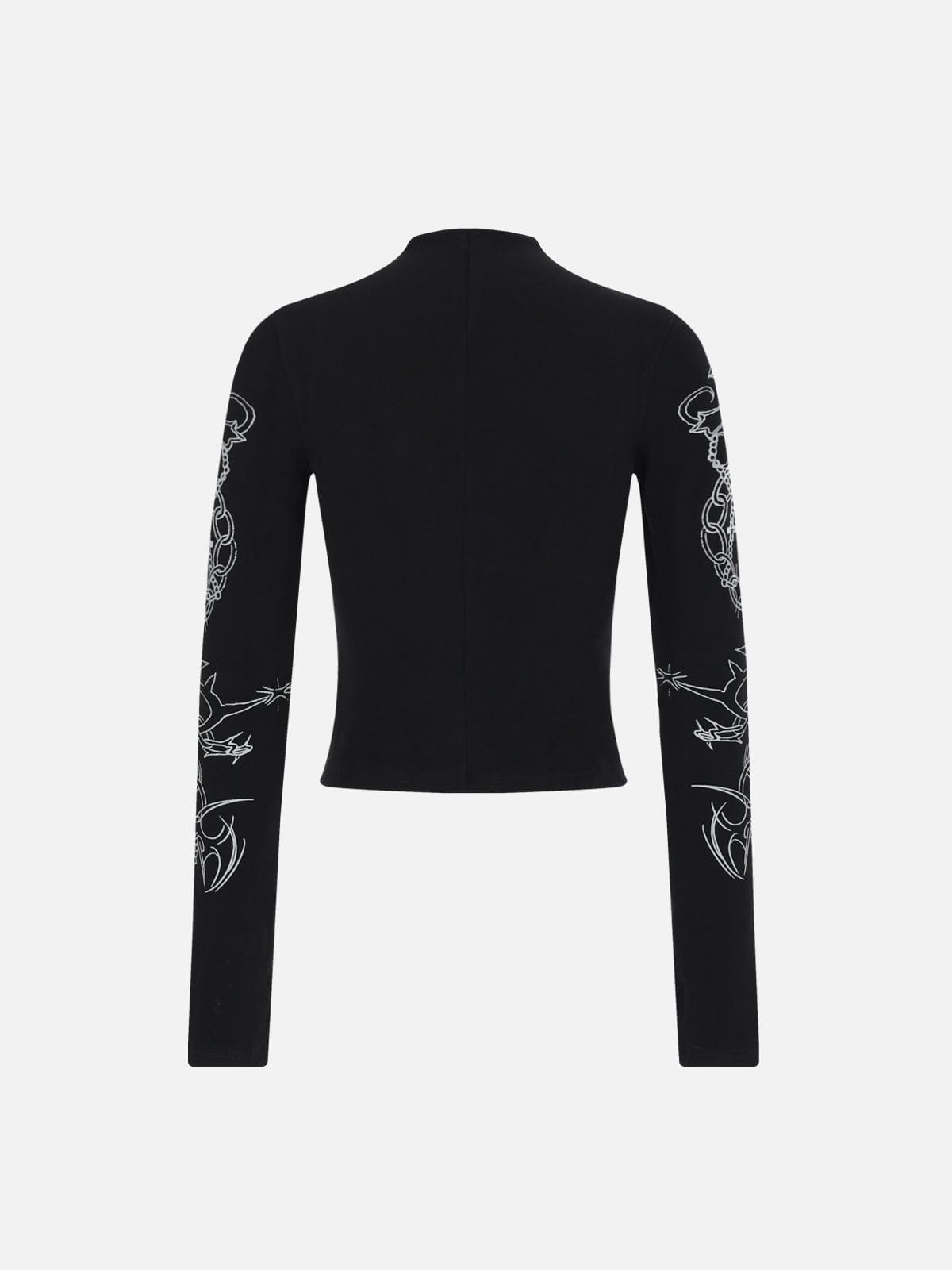 NEV Gothic Print Long Sleeve Tee