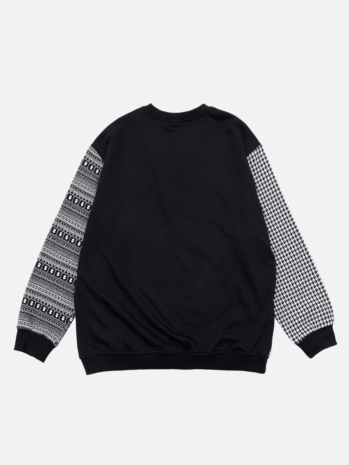 NEV Irregular Material Patchwork Sweatshirt