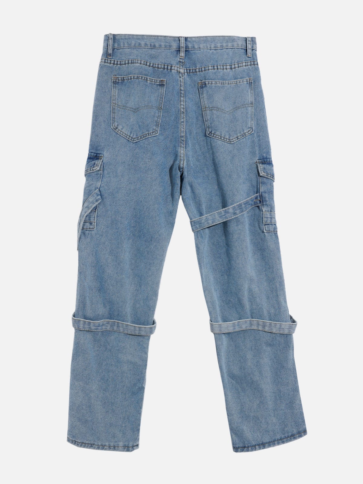 NEV Straight Wide Leg Split Zipper jeans