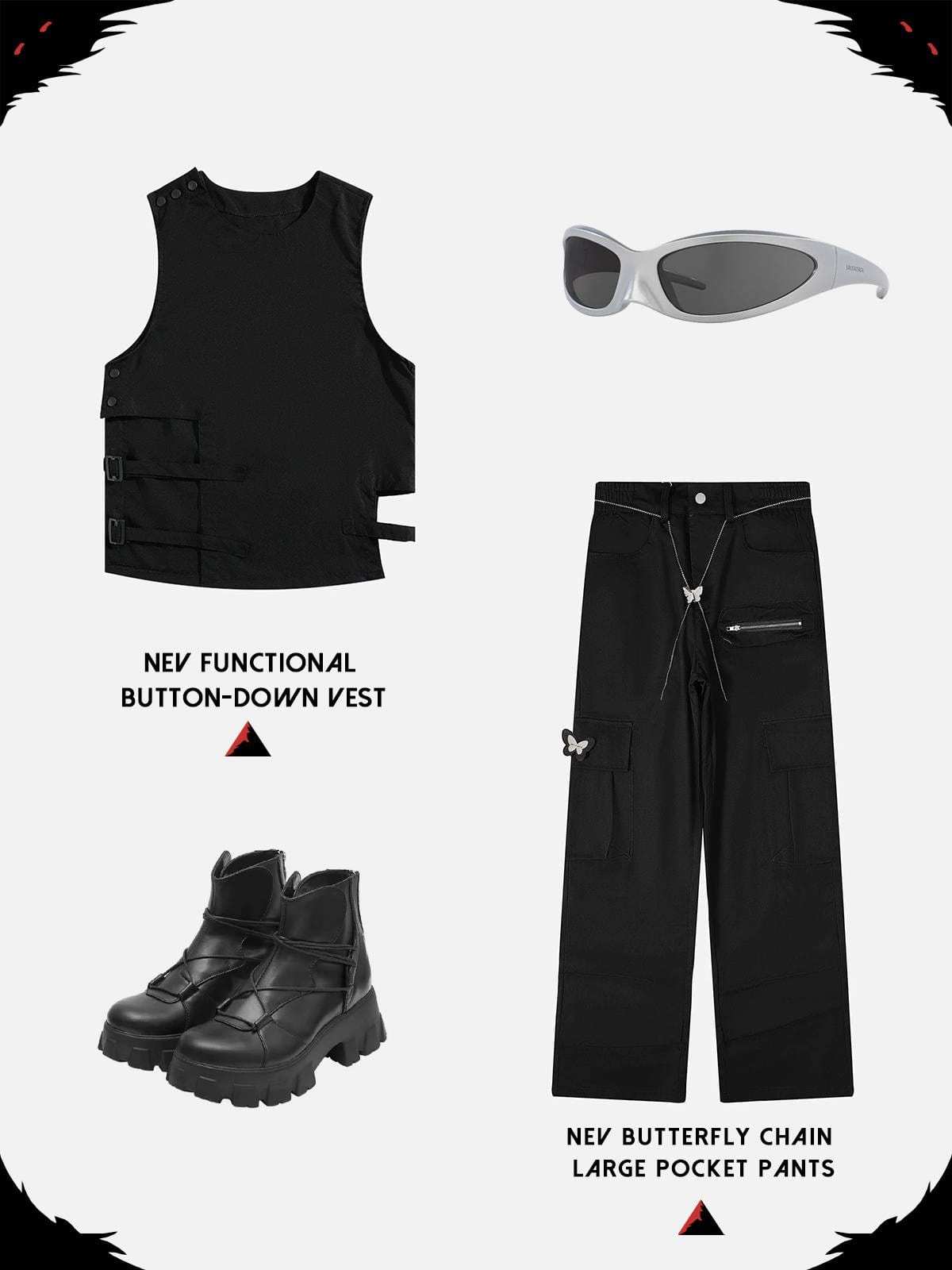 NEV Functional Button-Down Vest