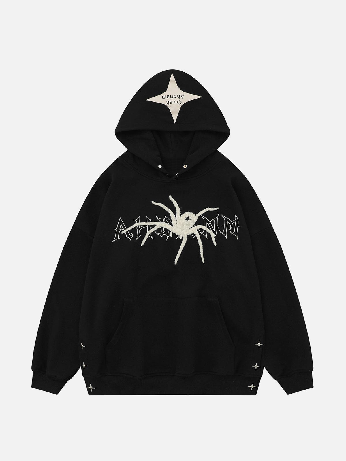 NEV Spider Pattern With Star Hat Hoodie