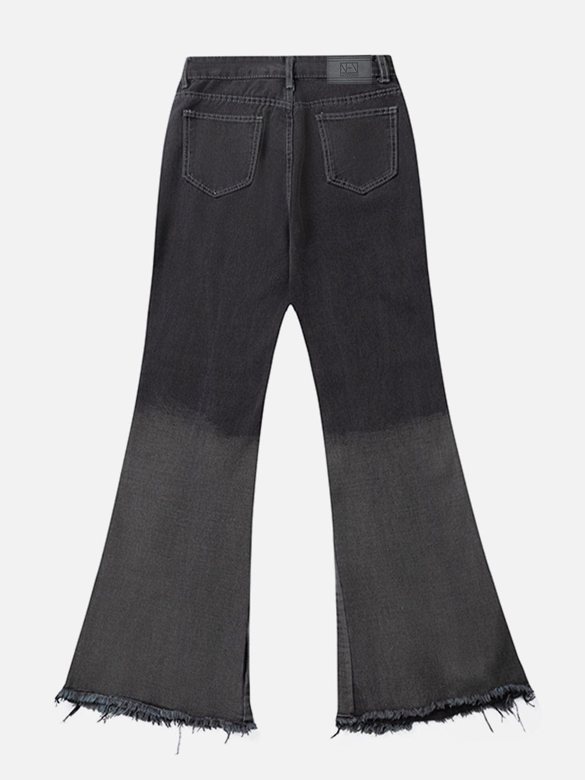 NEV Deconstructed Washed Flared Pants