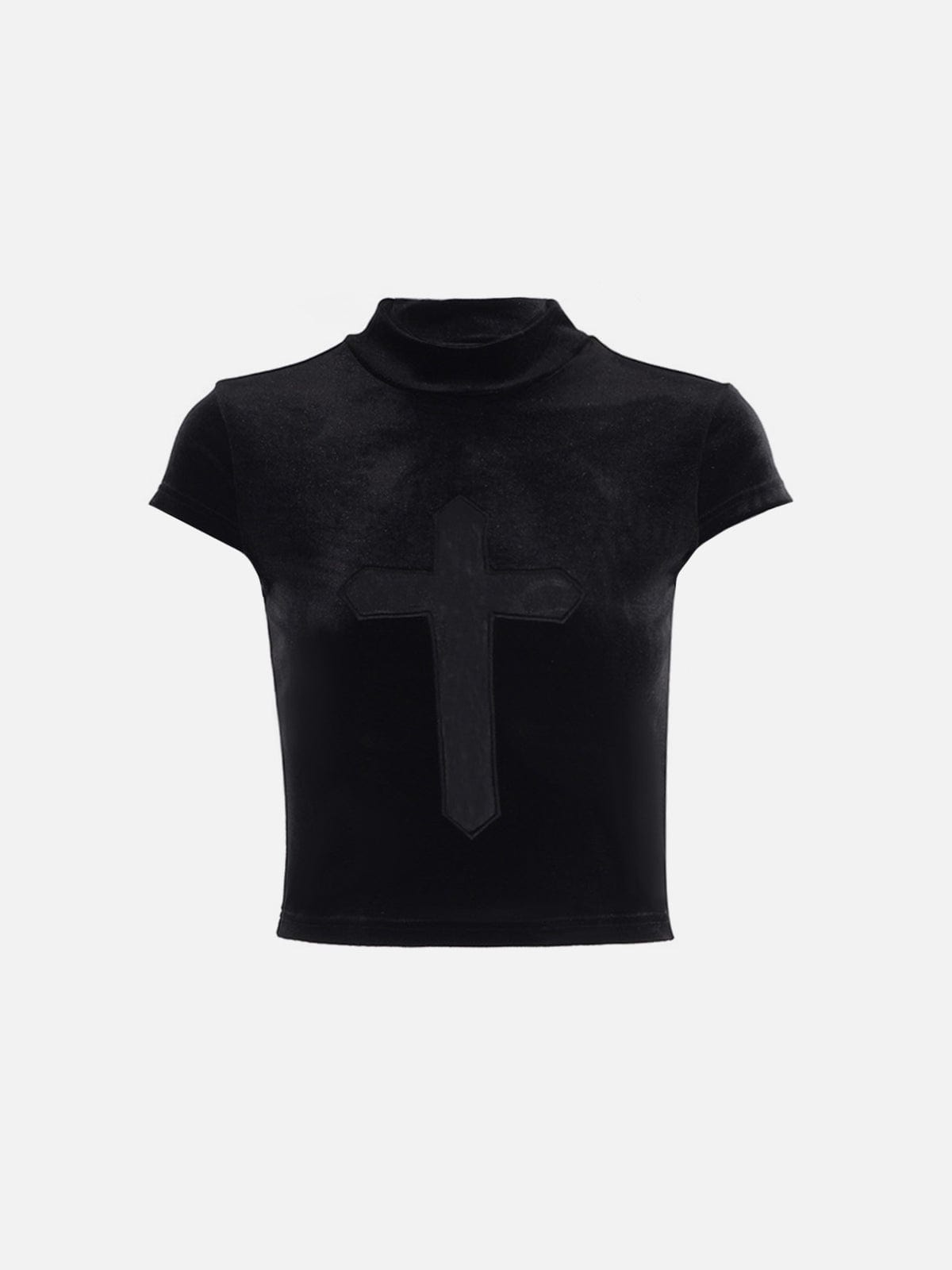 NEV Slim Fit Cross Short Crop Top