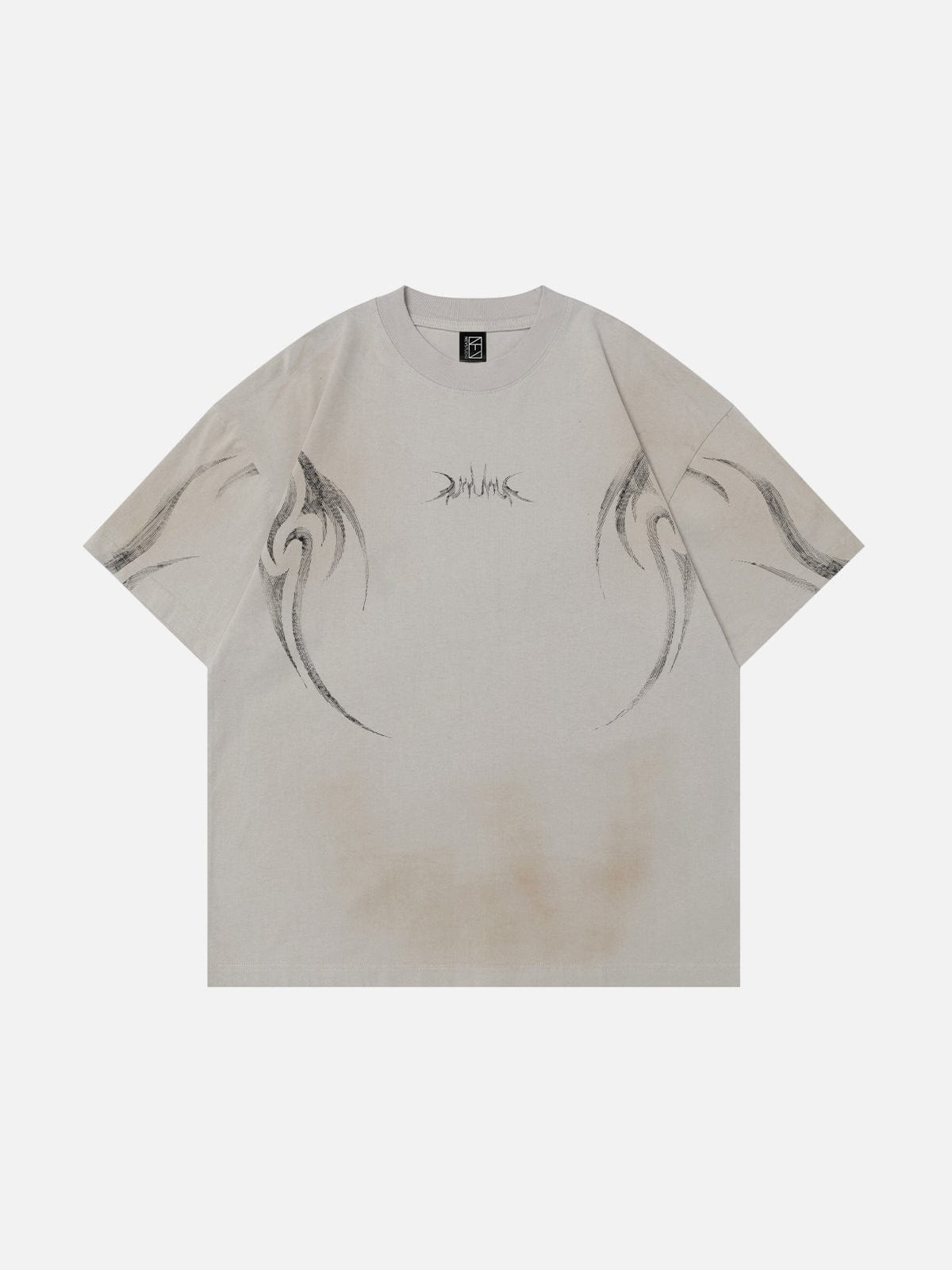 NEV Blurring Line Print Tee