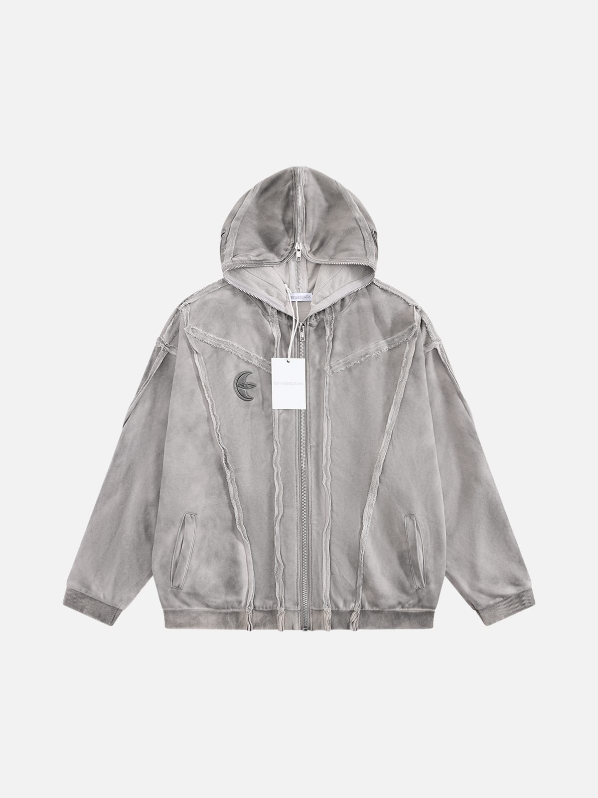 11BYBBSDARK Cut-Out Eye Hooded Jacket – nevstudio