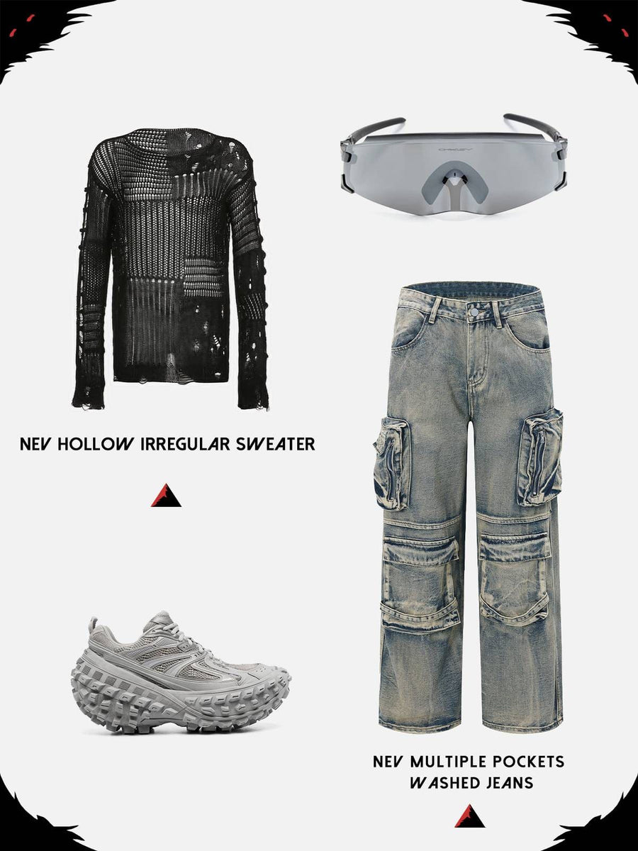 NEV Hollow Irregular Sweater – nevstudio