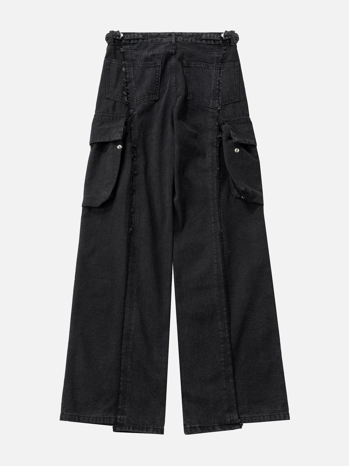 NEV Fringe Multiple Pockets Jeans