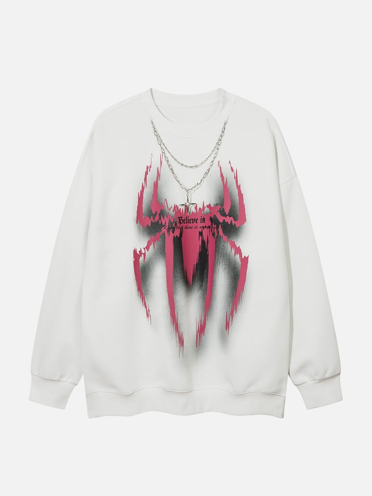 NEV Spider Pattern Chain Sweatshirt