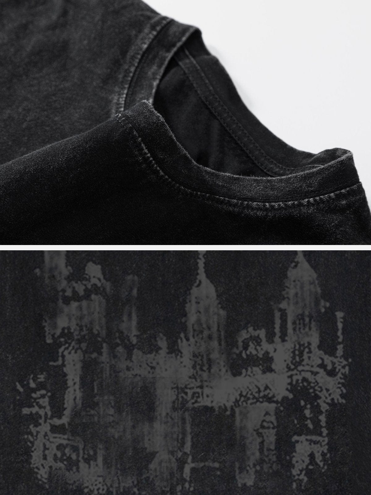 NEV Dark Castle Graphic Washed Tee