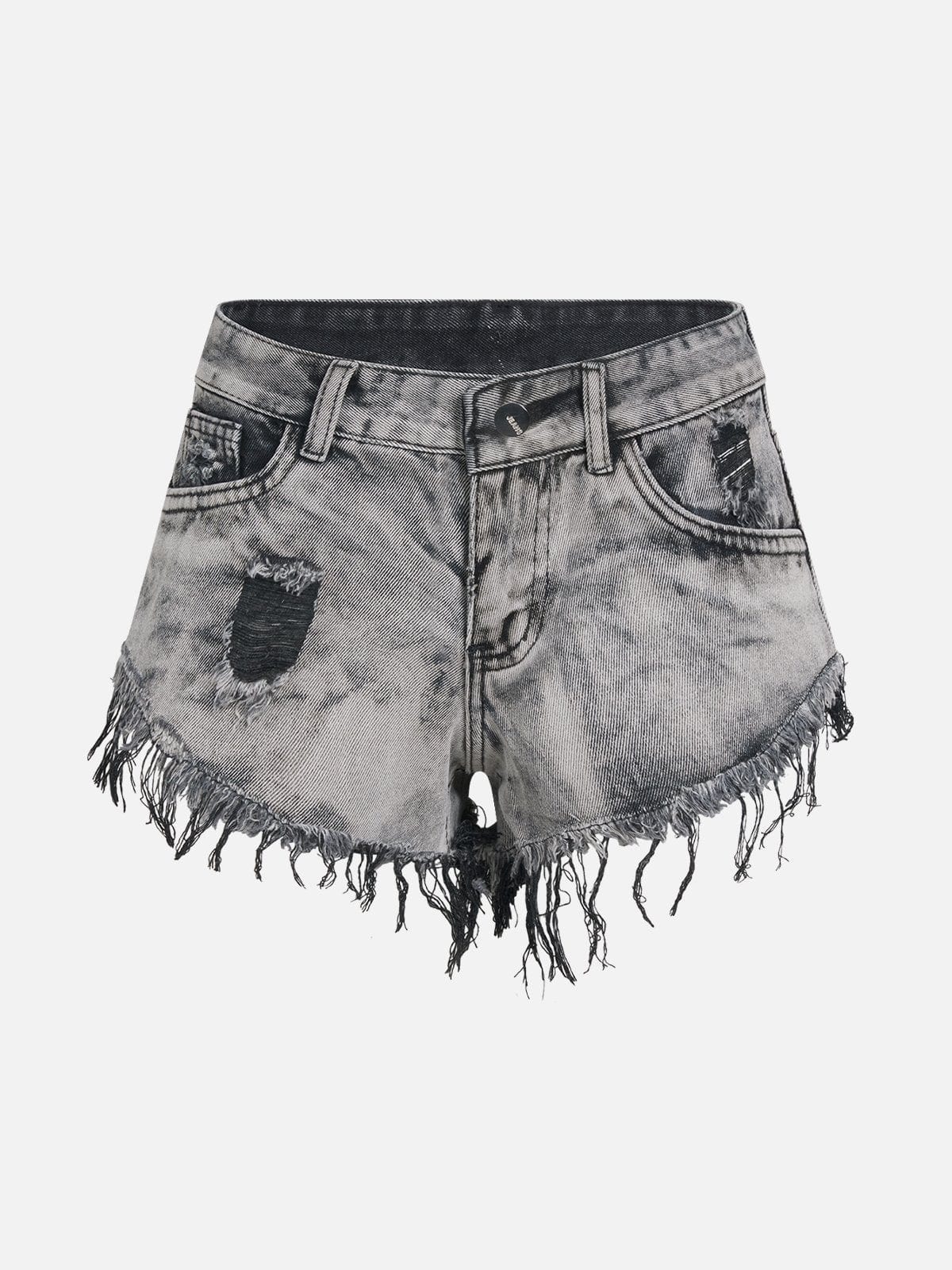 NEV Fringe Washed Shorts