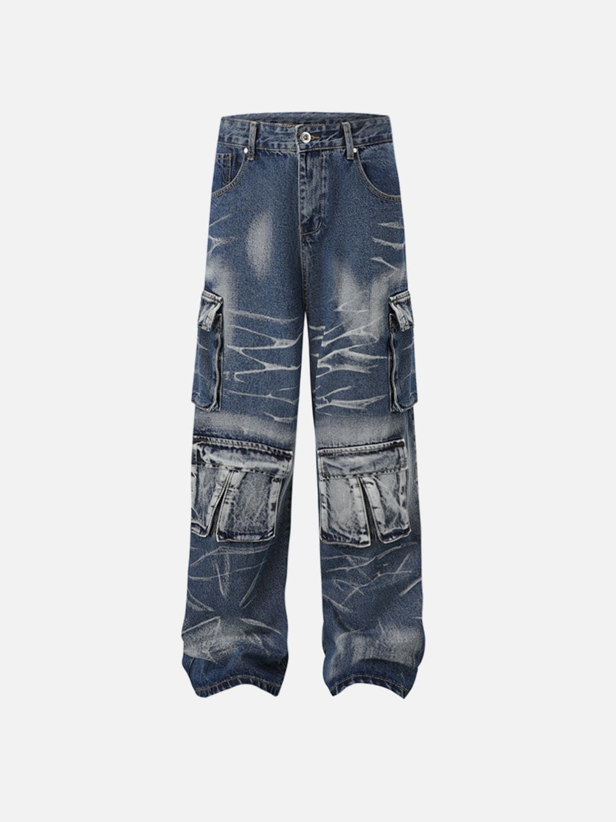 NEV Ripple Print Multi Pocket Jeans