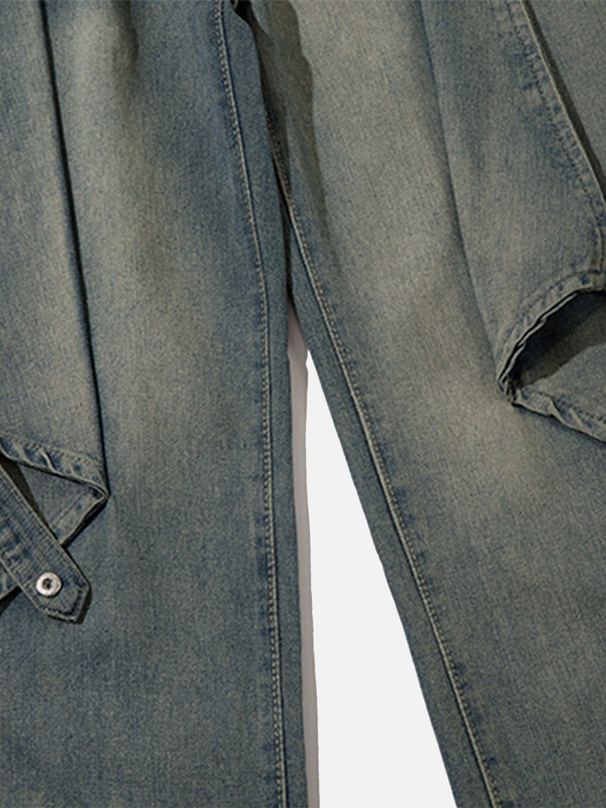 NEV Symmetrical Panel Button-Down Jeans