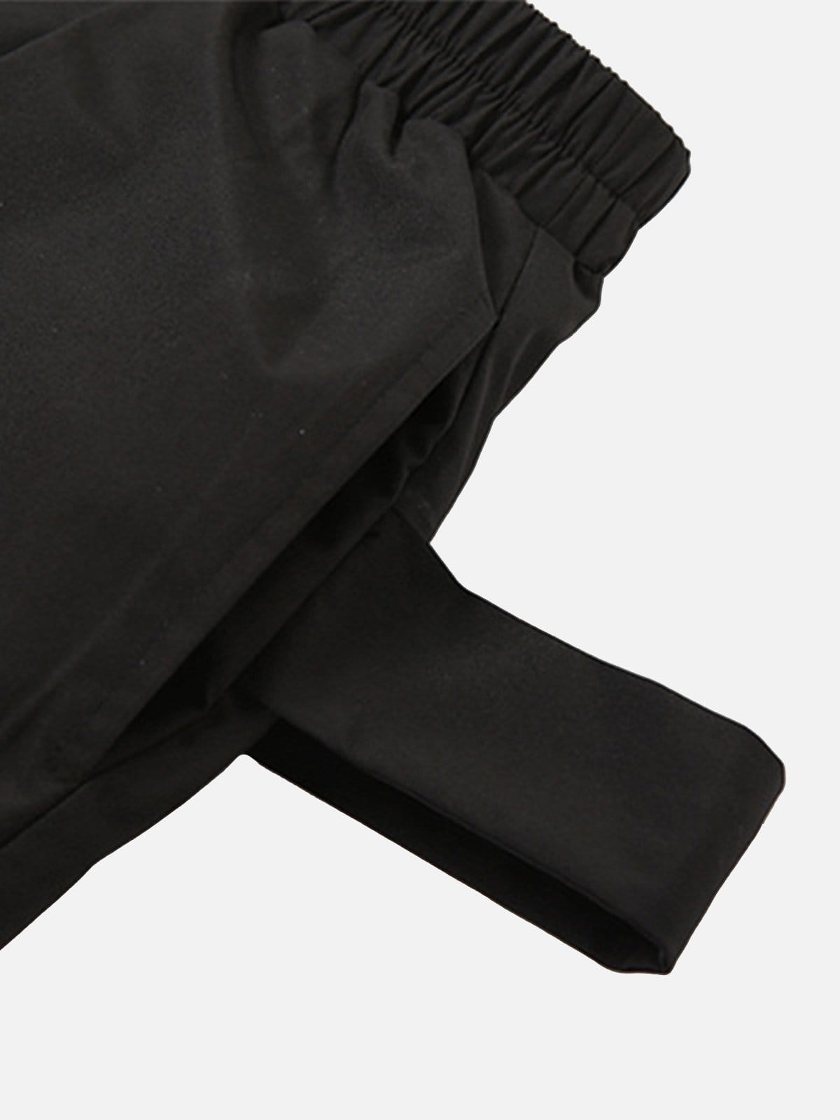 NEV High-Waisted Pleated Panel Pants