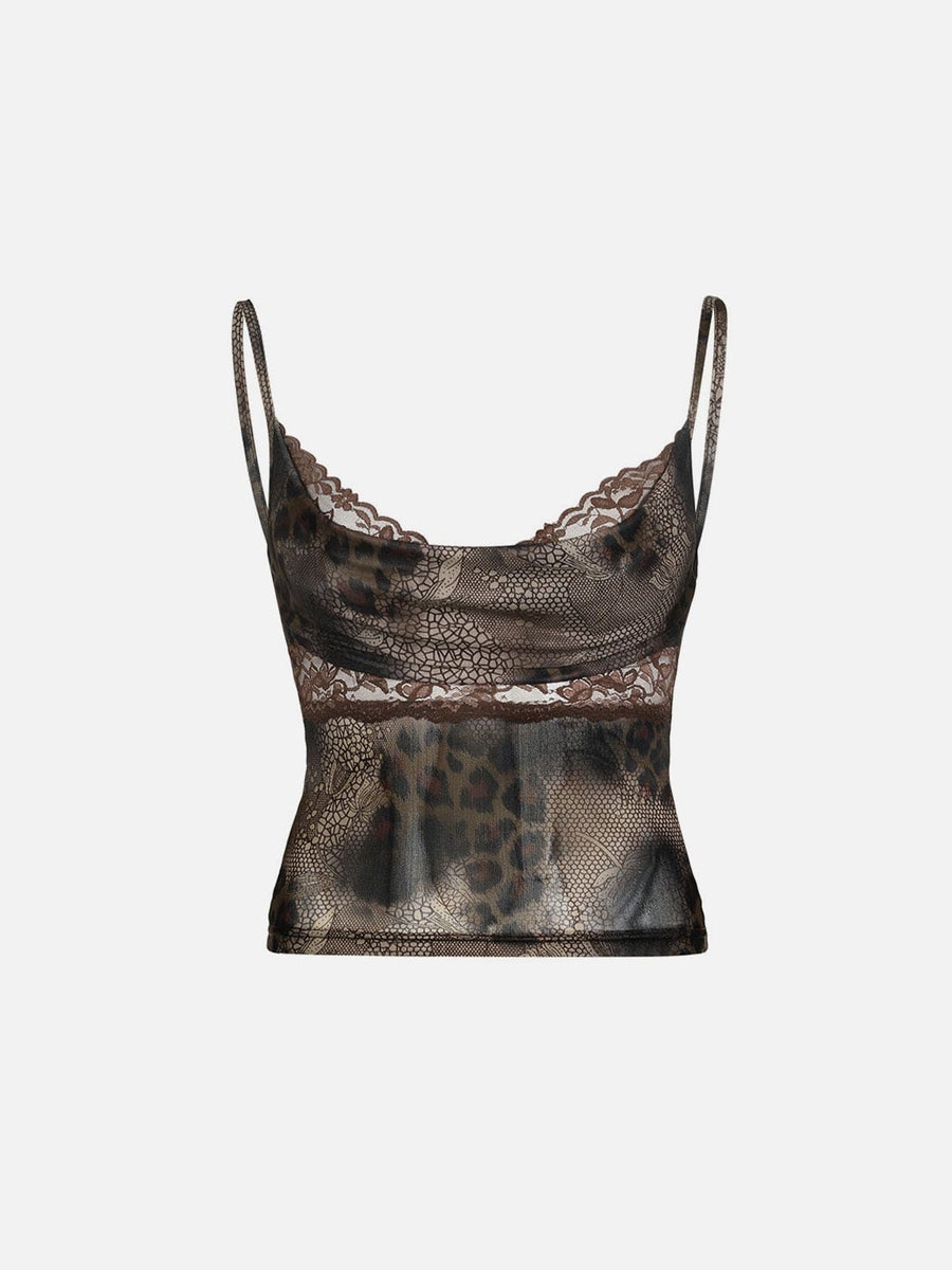 NEV Animal Print Mesh Vest – nevstudio