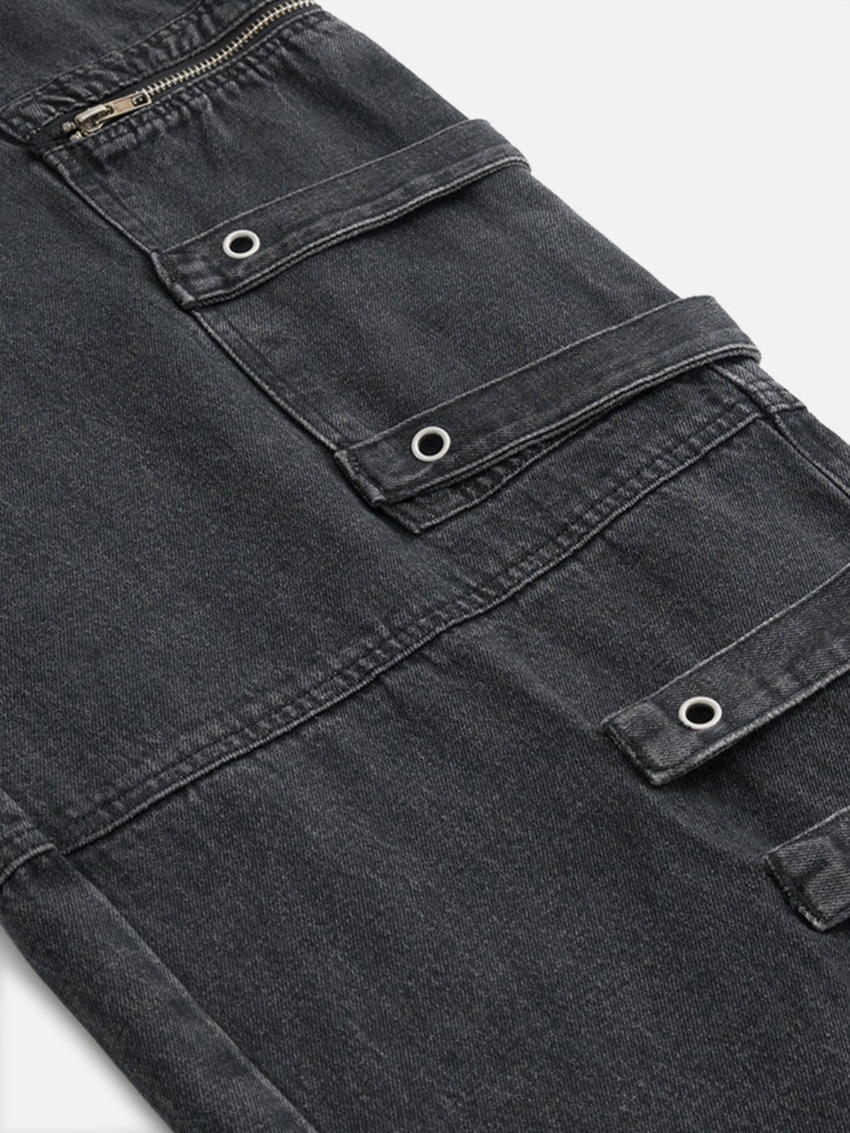 NEV Multi Belt Washed Jeans