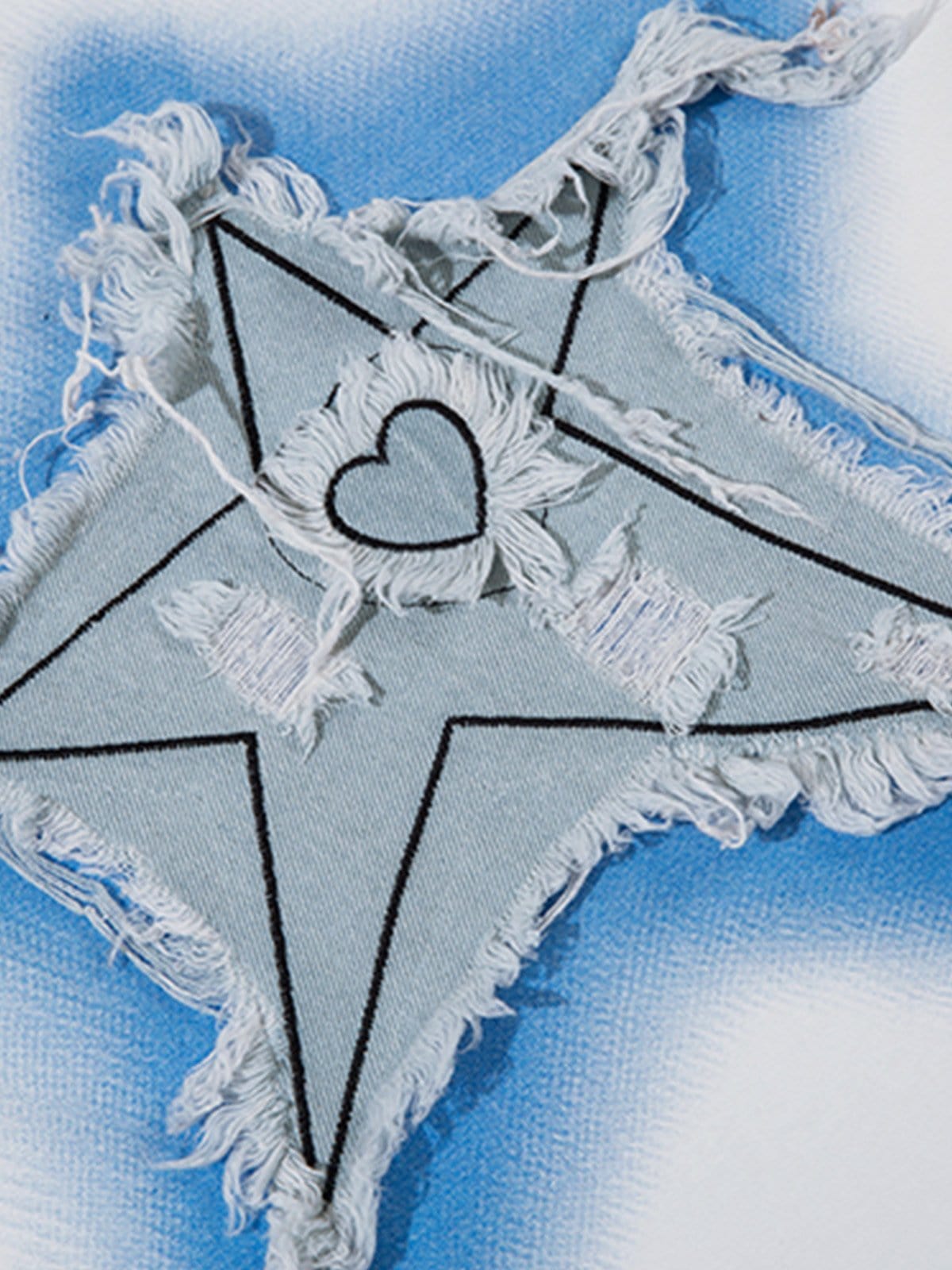 NEV Star Pattern Patchwork Embroidered Vest