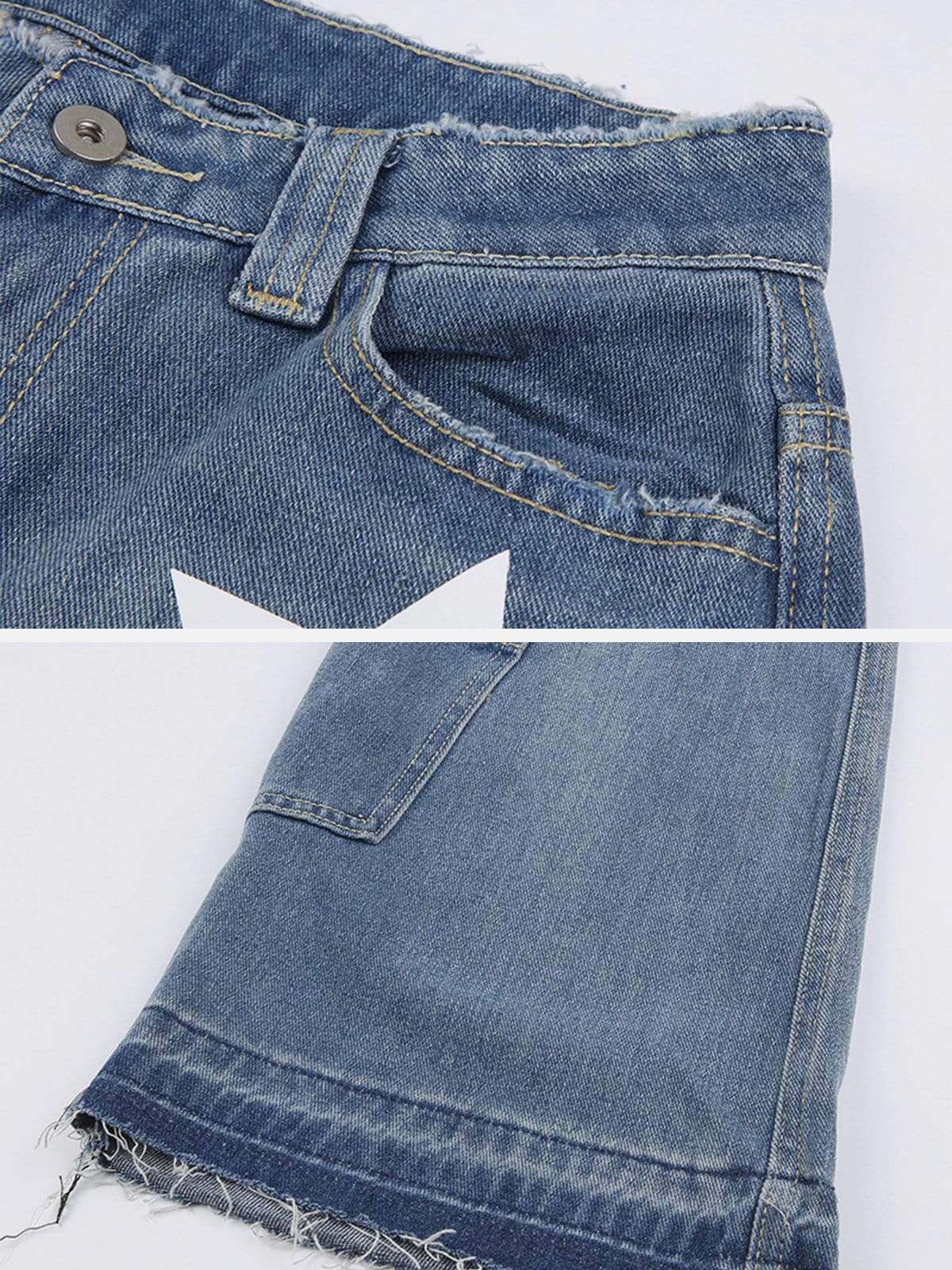 NEV Multi Pocket Star Jeans
