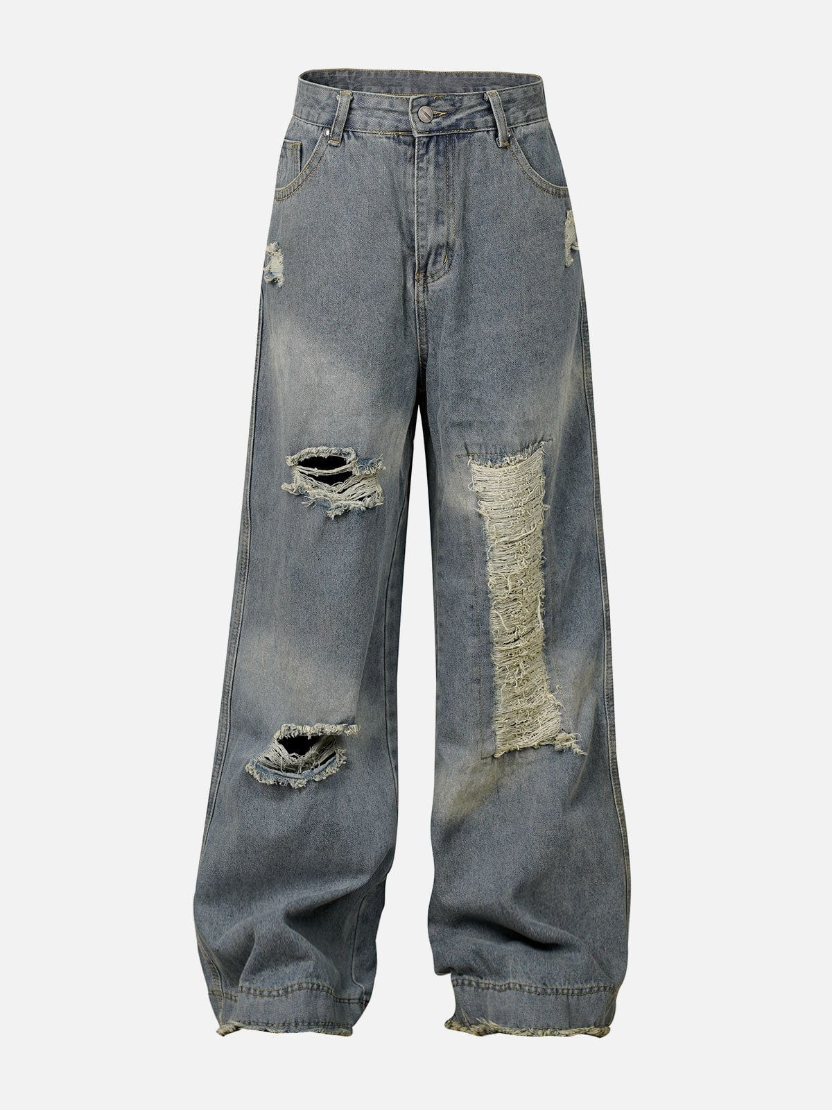 NEV Distressed Washed Jeans