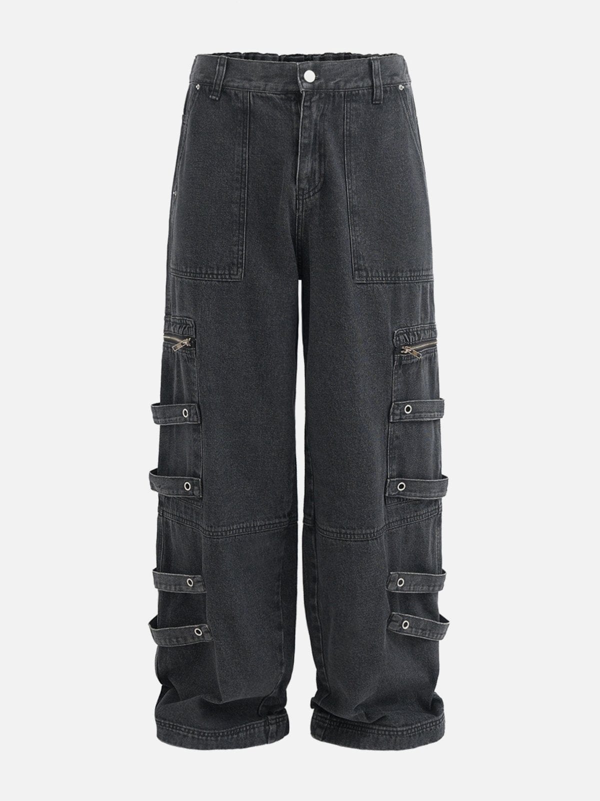 NEV Multi Belt Washed Jeans