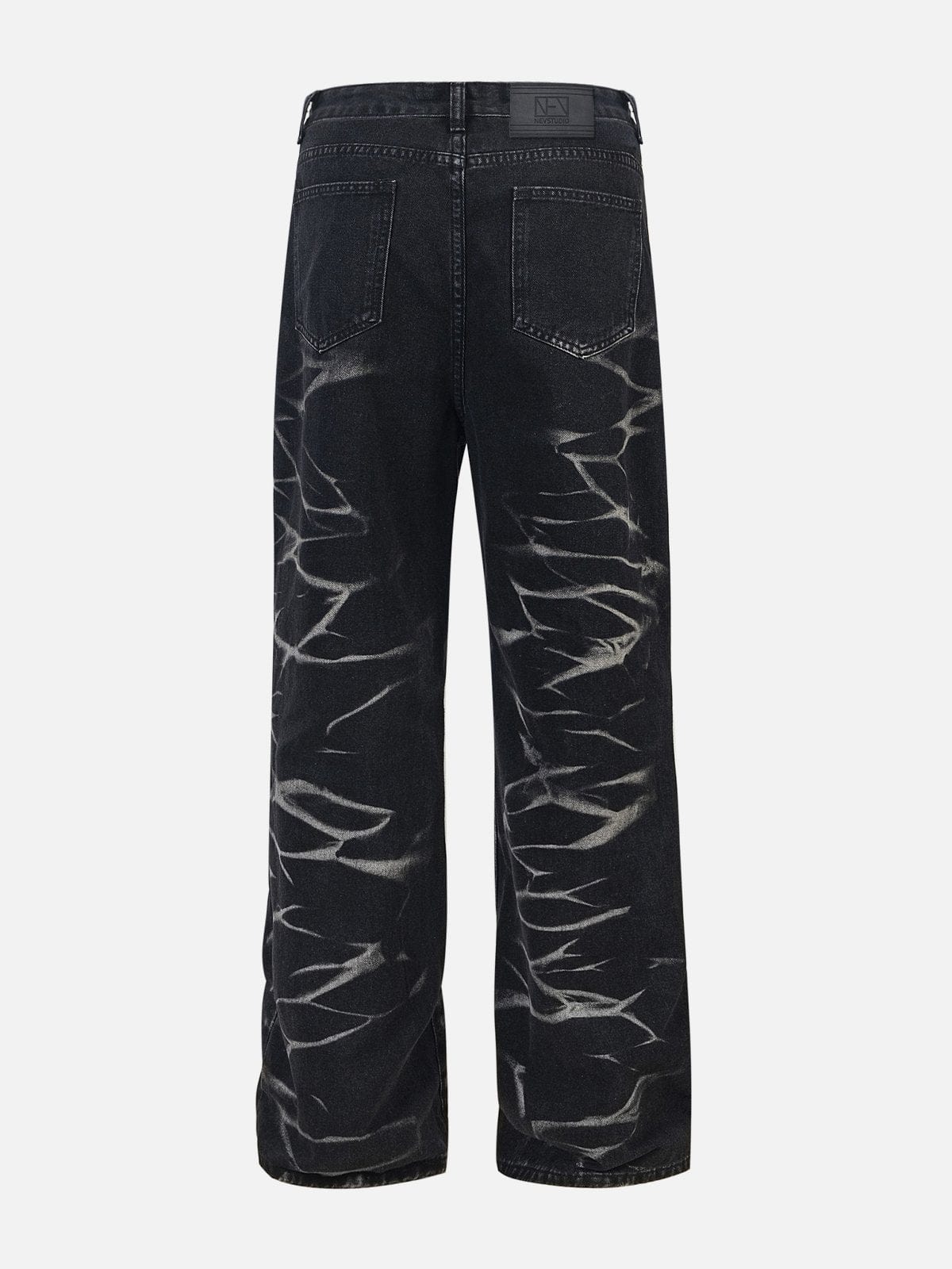 NEV Ripple Print Washed Jeans