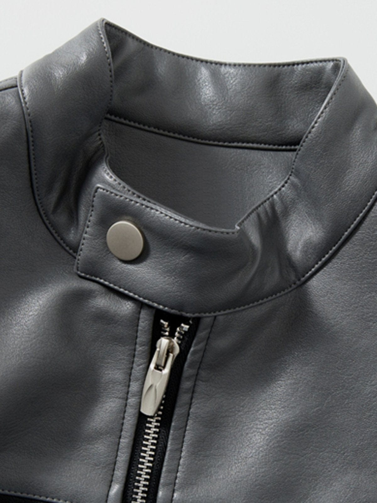 NEV Futuristic Reflective Material Splicing Jacket