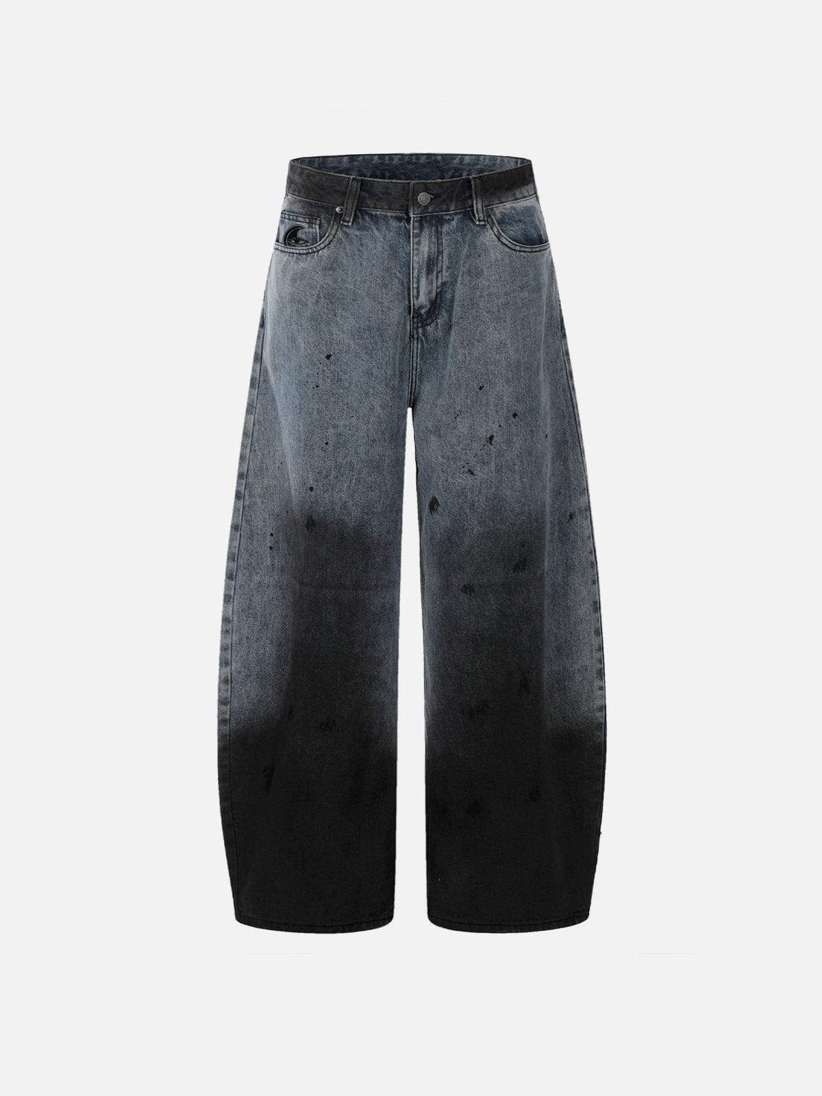 NEV Washed Barrel Loose Jeans