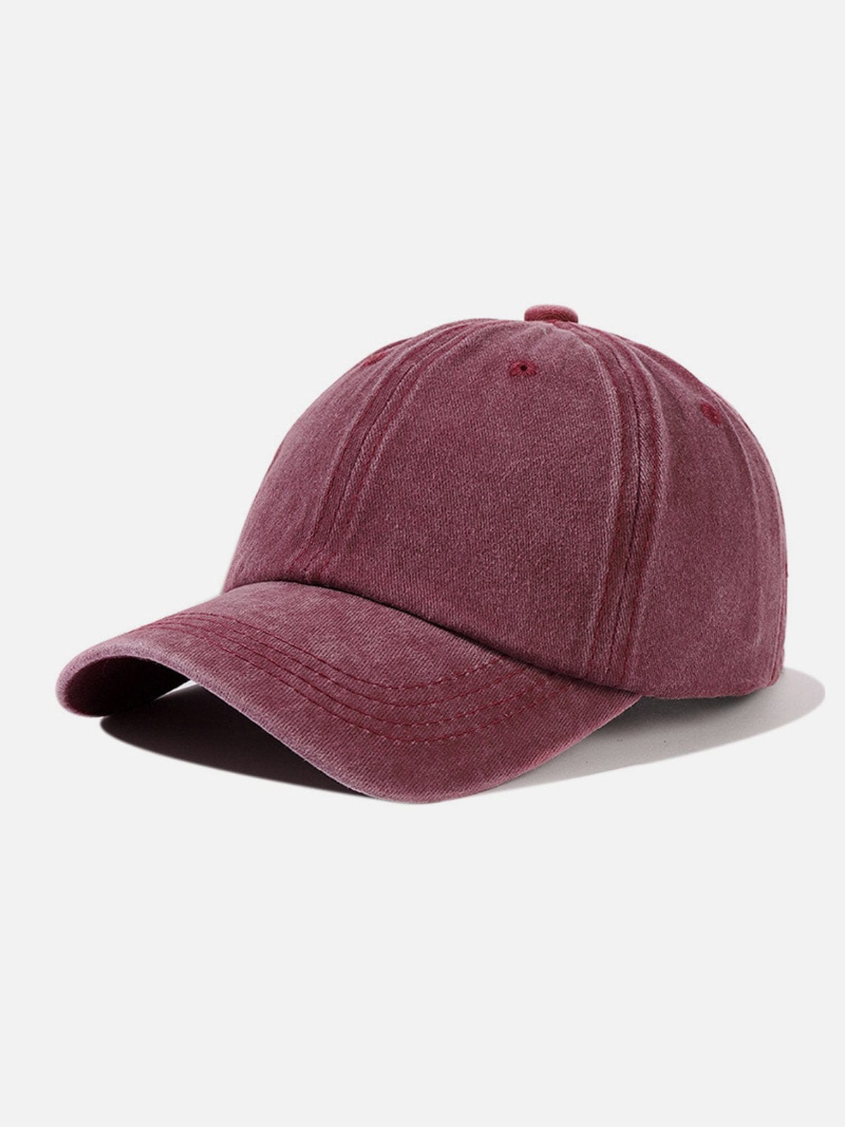 NEV Washed Solid Color Baseball Hat