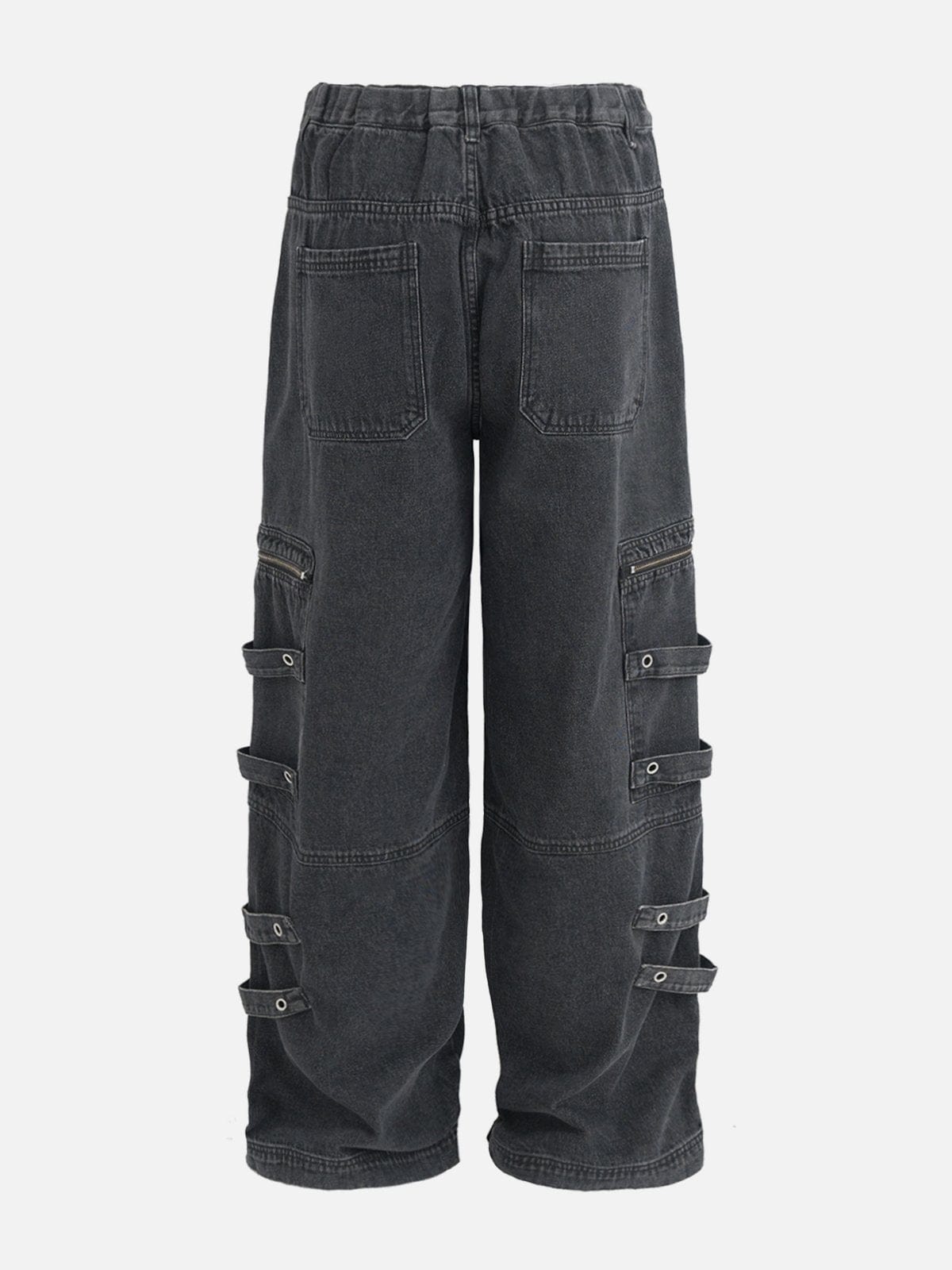 NEV Multi Belt Washed Jeans