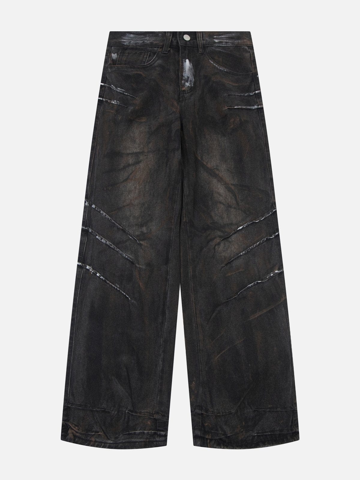 NEV Dirt Print Washed Jeans