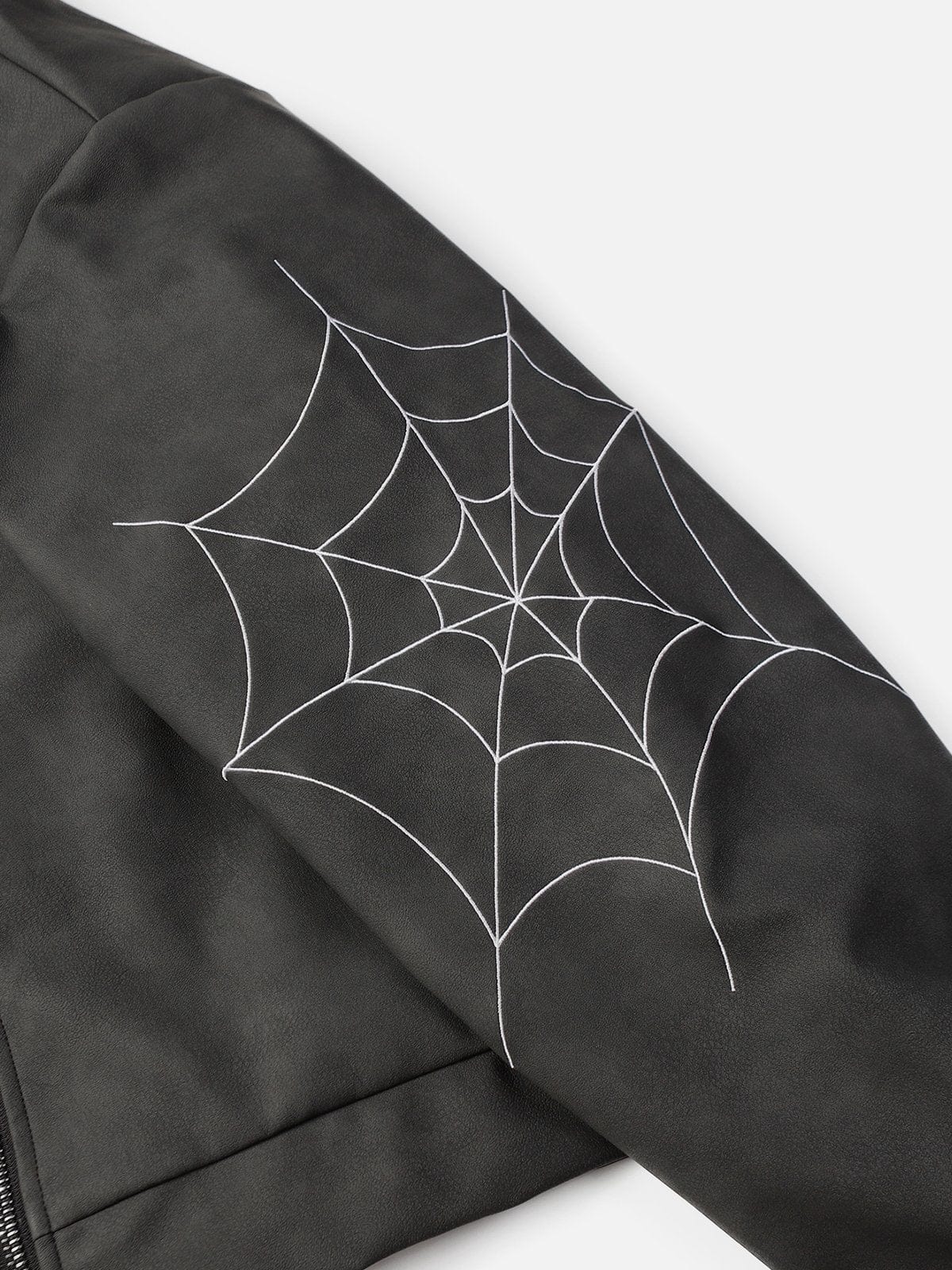 NEV Spider Web Leather Jacket