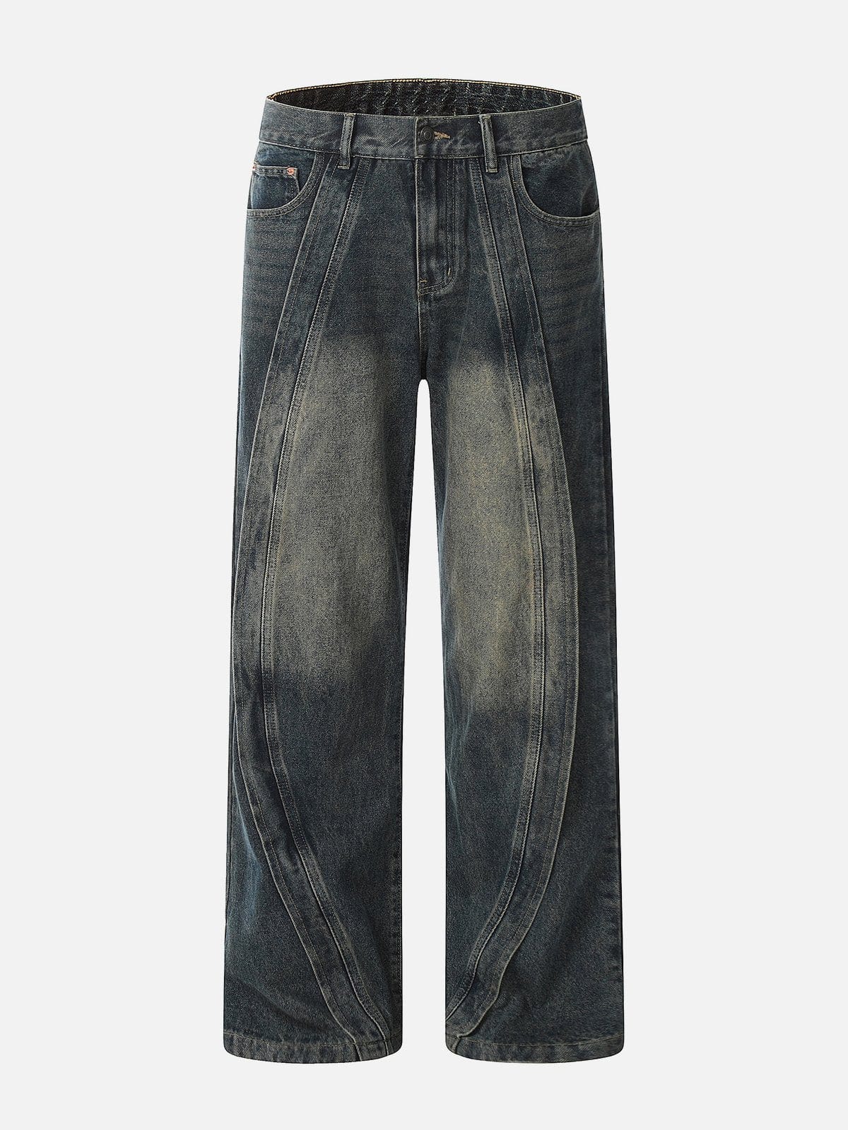 NEV Symmetrical Washed Jeans