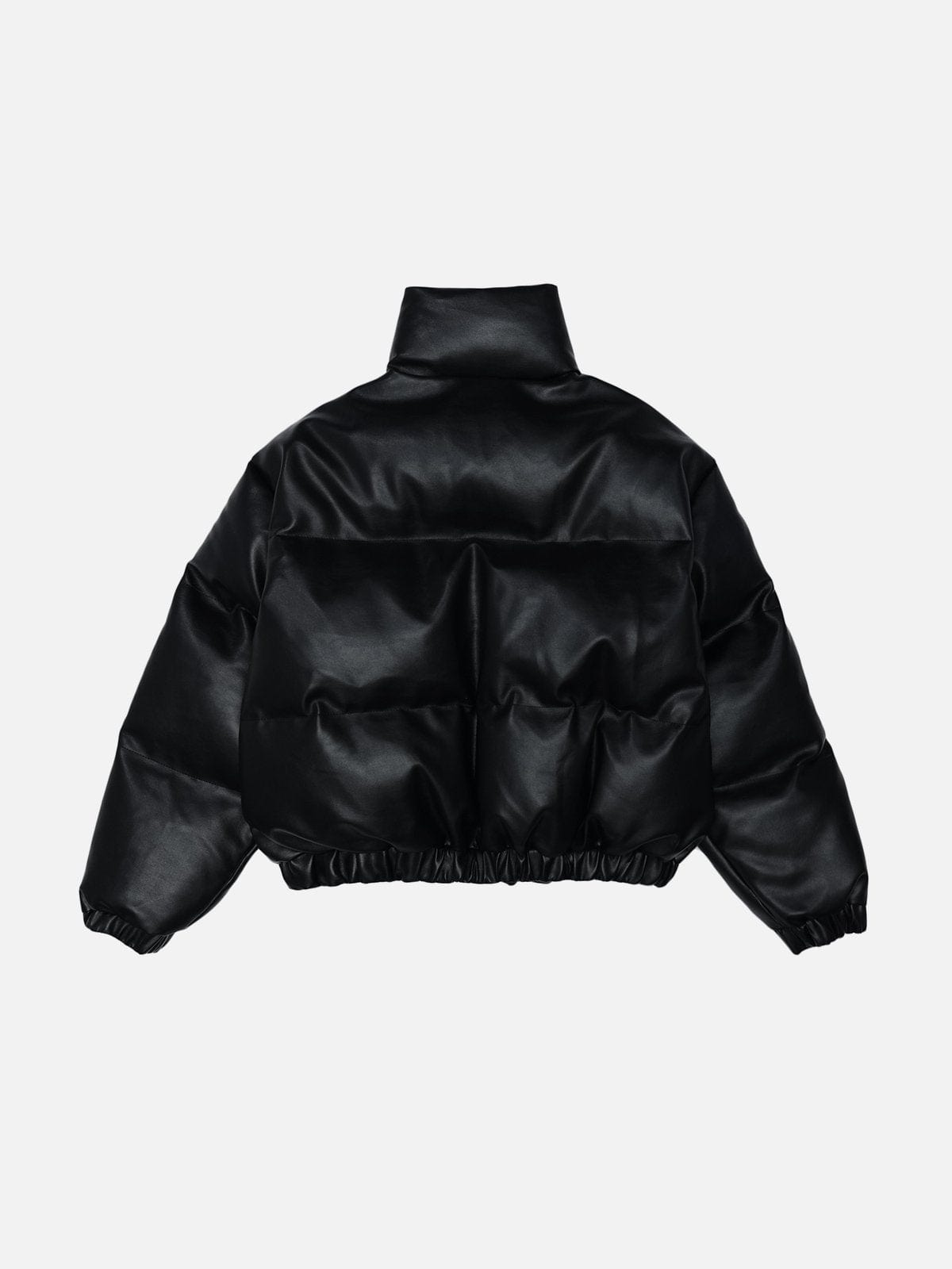 NEV Faux Leather Cropped Coat