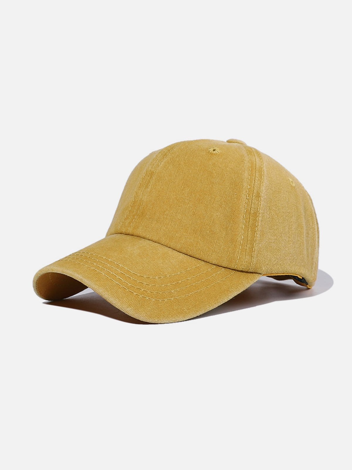 NEV Washed Solid Color Baseball Hat