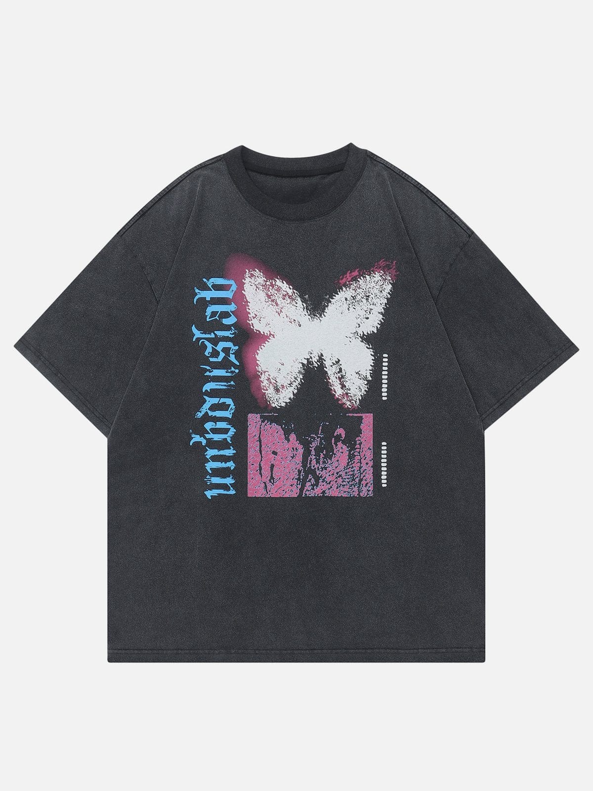 NEV Washed Butterfly Print Tee