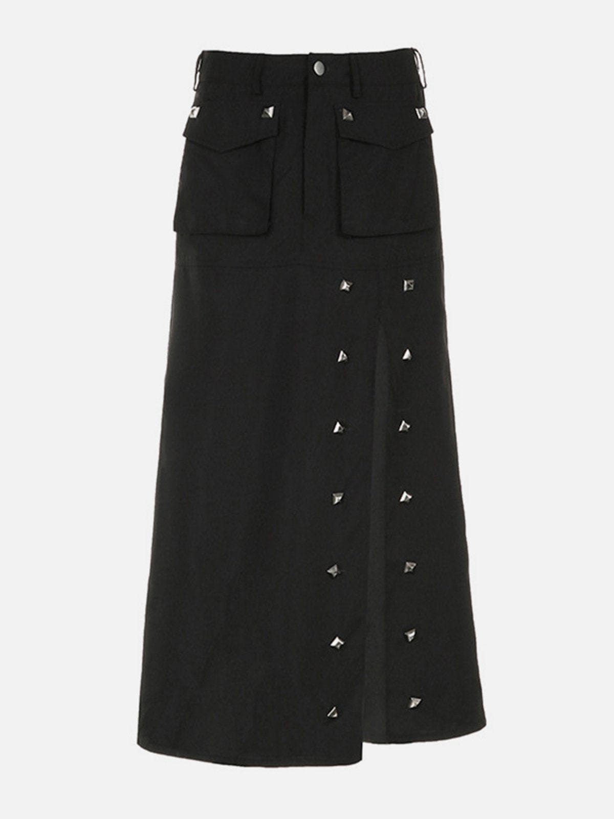 NEV Studded Slit Long Skirt