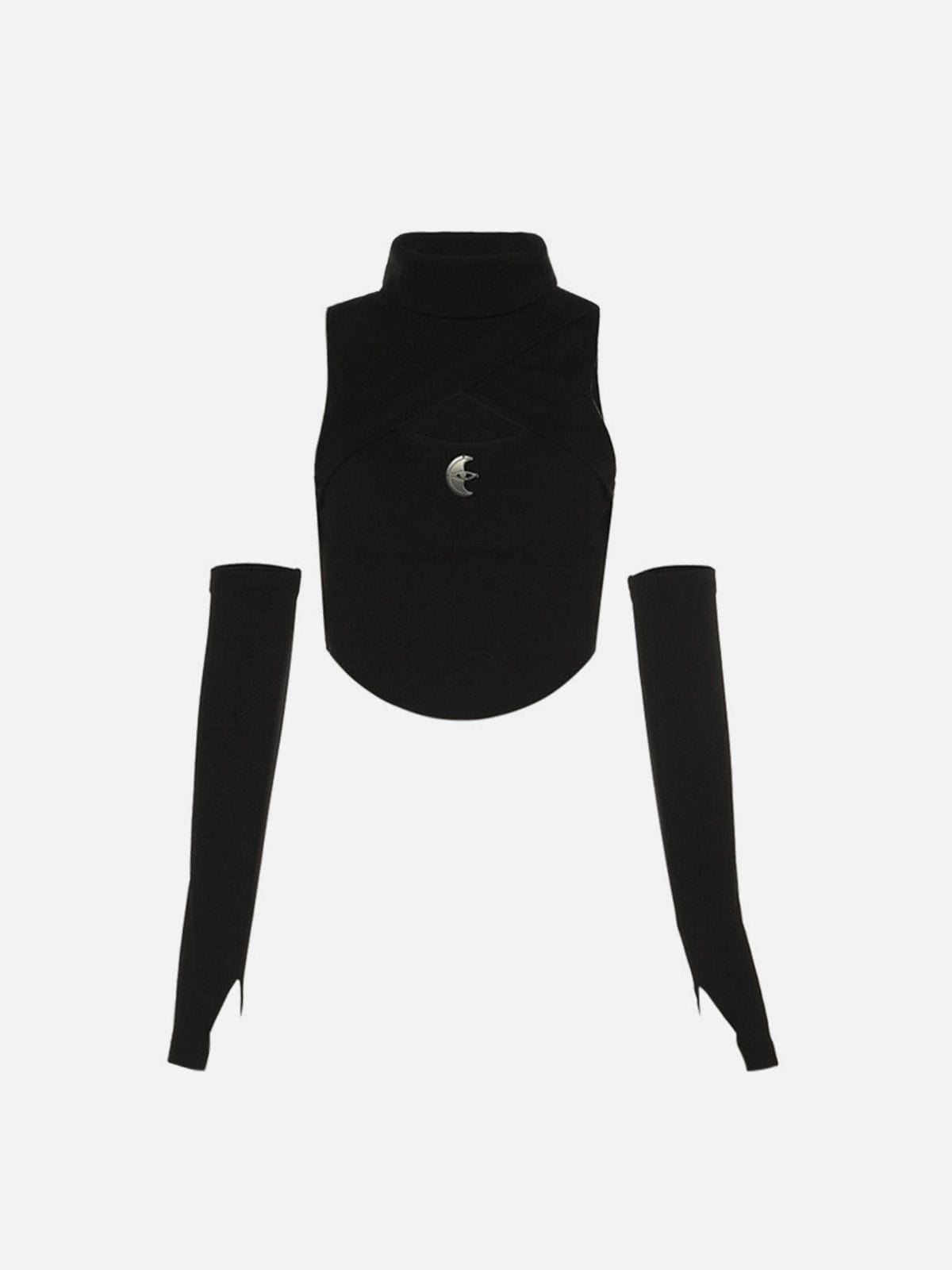 NEV Cut-Out Turtleneck Vest