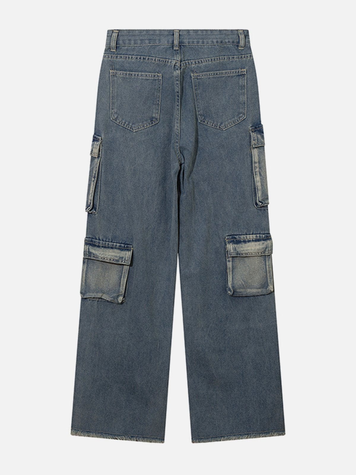 NEV Patchwork Multi-Pocket Jeans