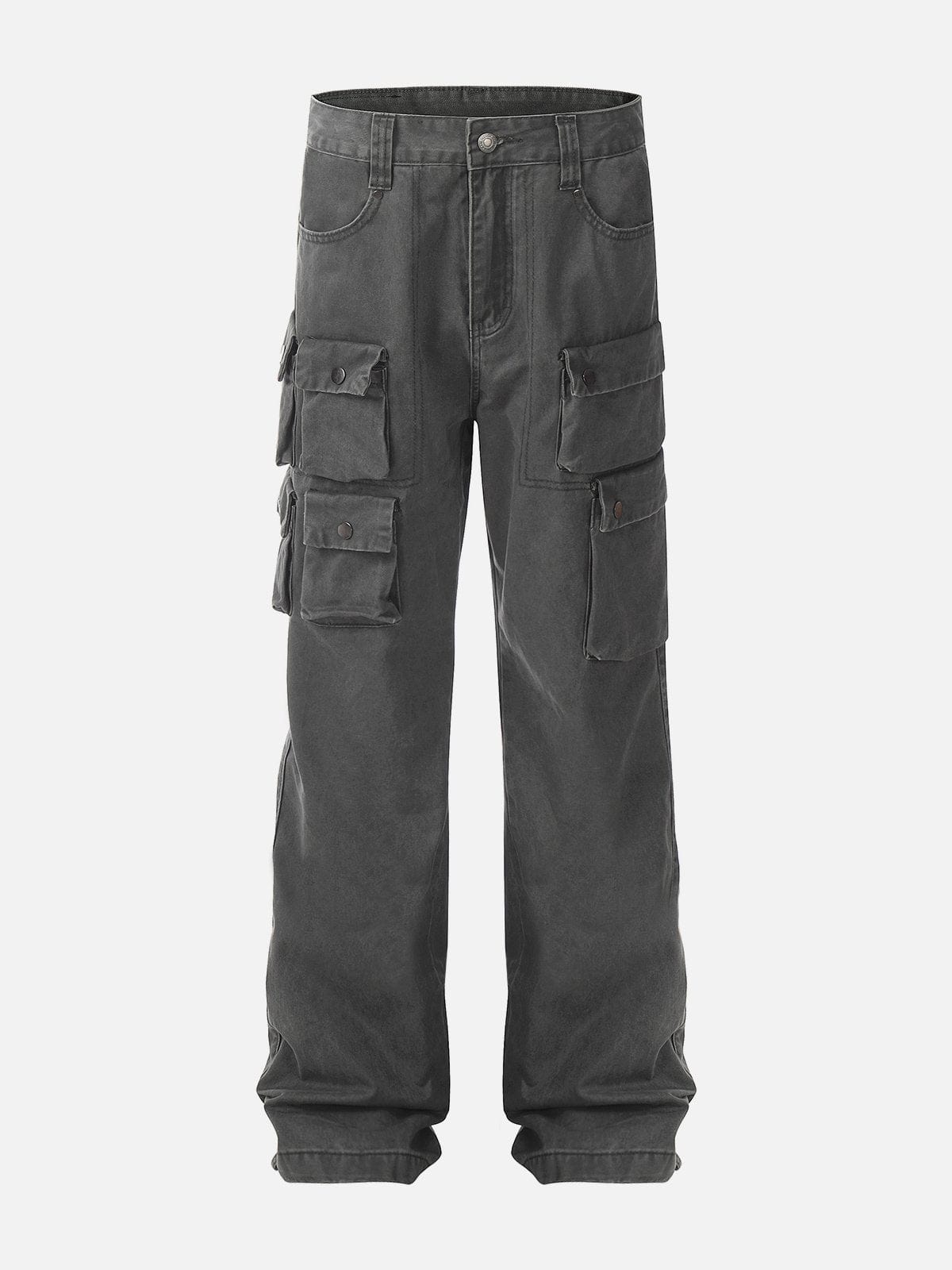 NEV Gray Multi-Pocket Pants