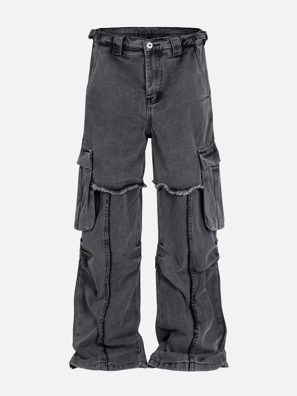 NEV Deconstruct Fringe Big Pocket Jeans