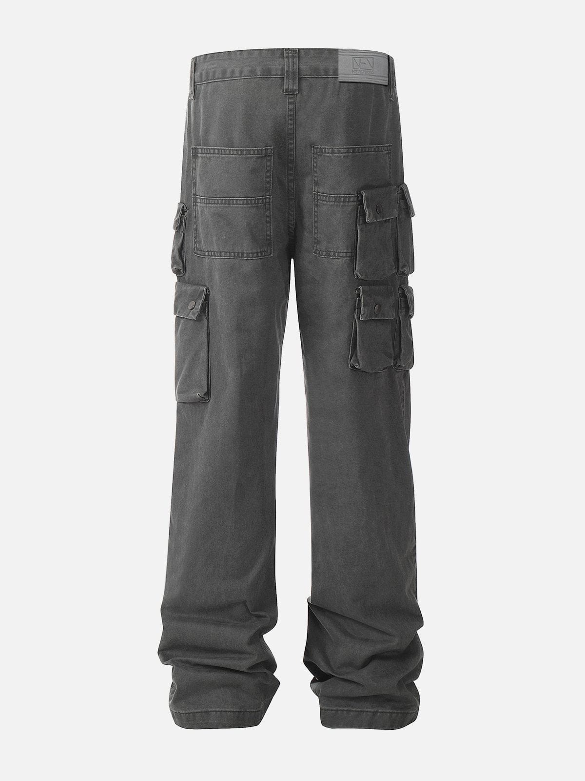 NEV Gray Multi-Pocket Pants