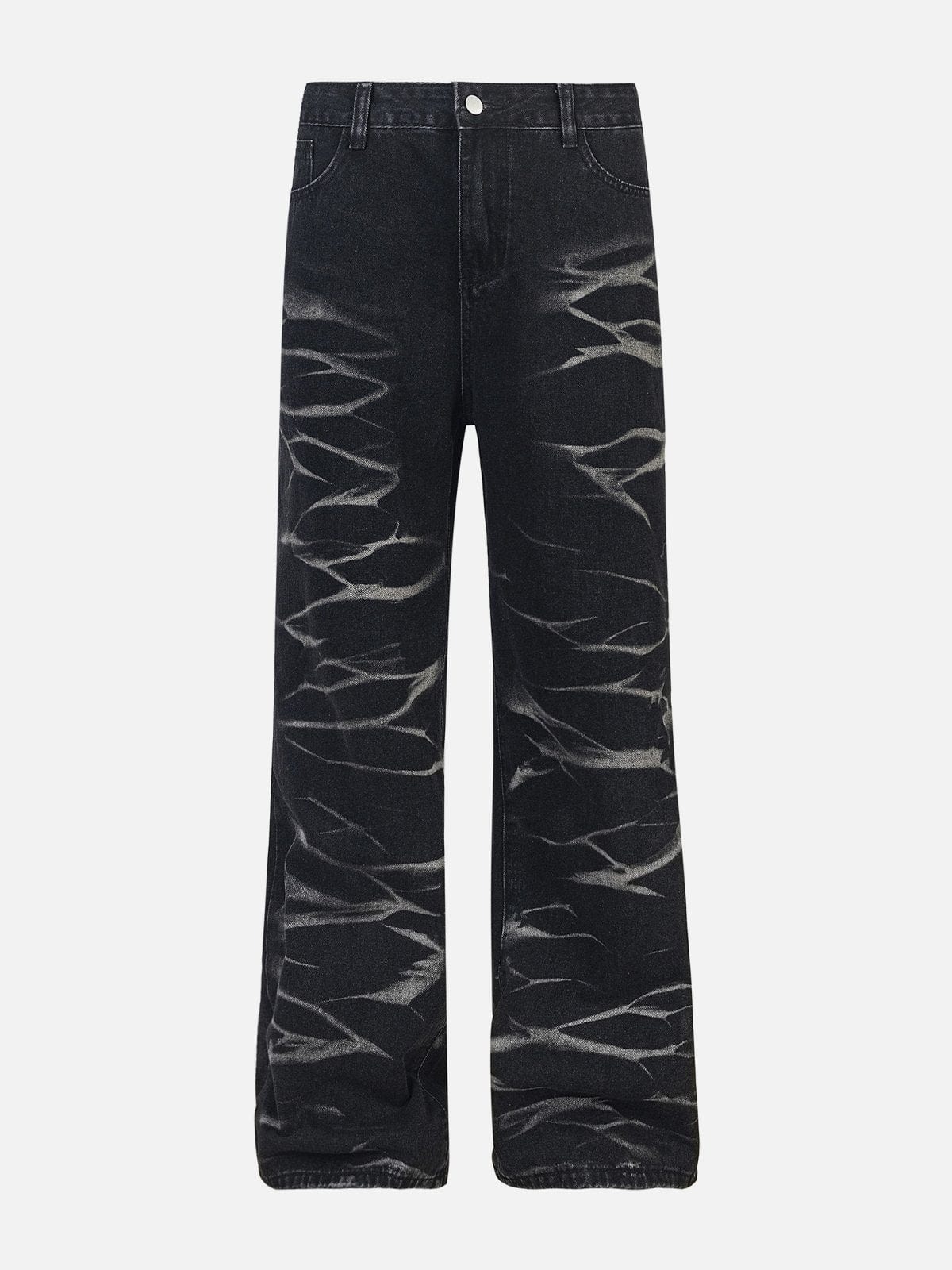 NEV Ripple Print Washed Jeans